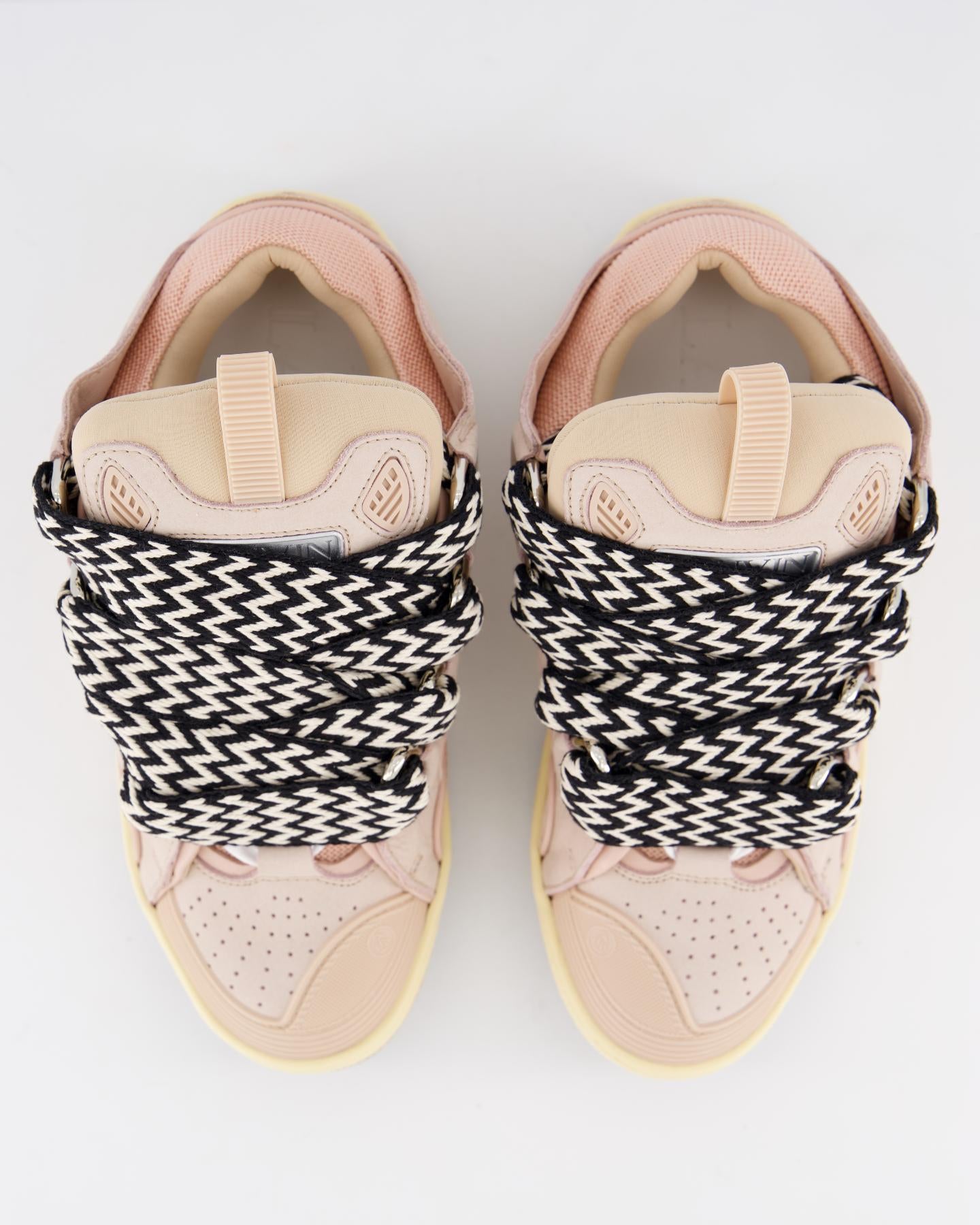 Dames Curb Sneakers Wit/Multi
