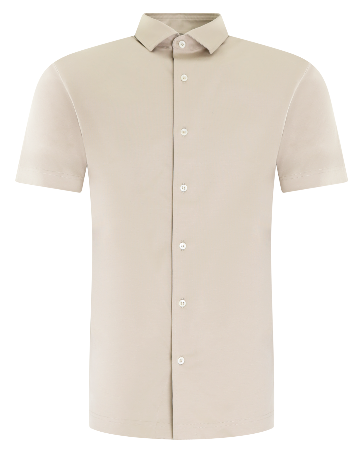 Heren Interlock Supima Shirt Beige