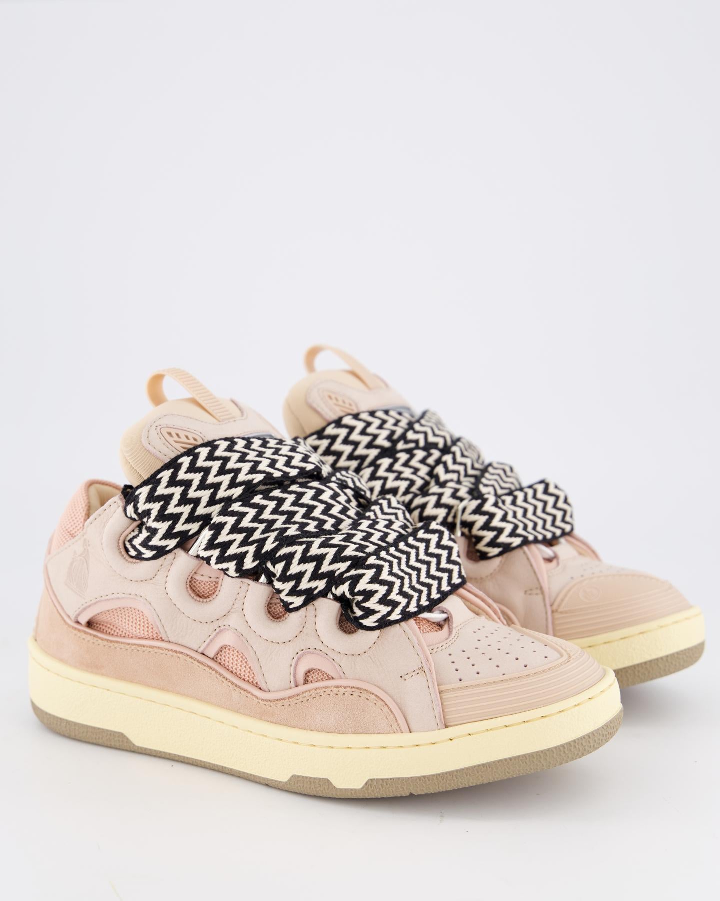 Dames Curb Sneakers Wit/Multi