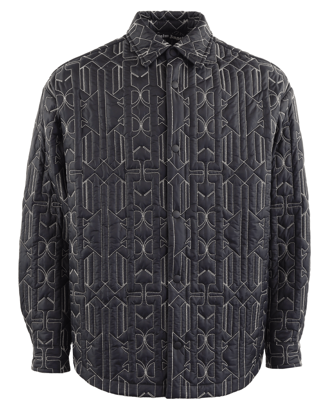 Men All monogram quilted gray