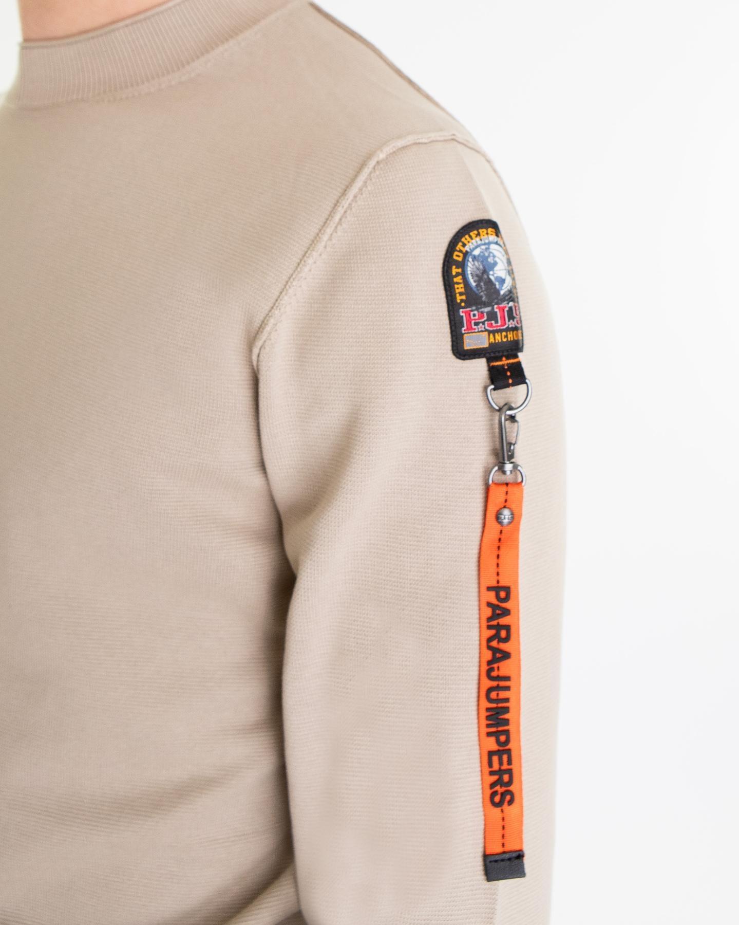 Heren Braw Crew Neck Beige