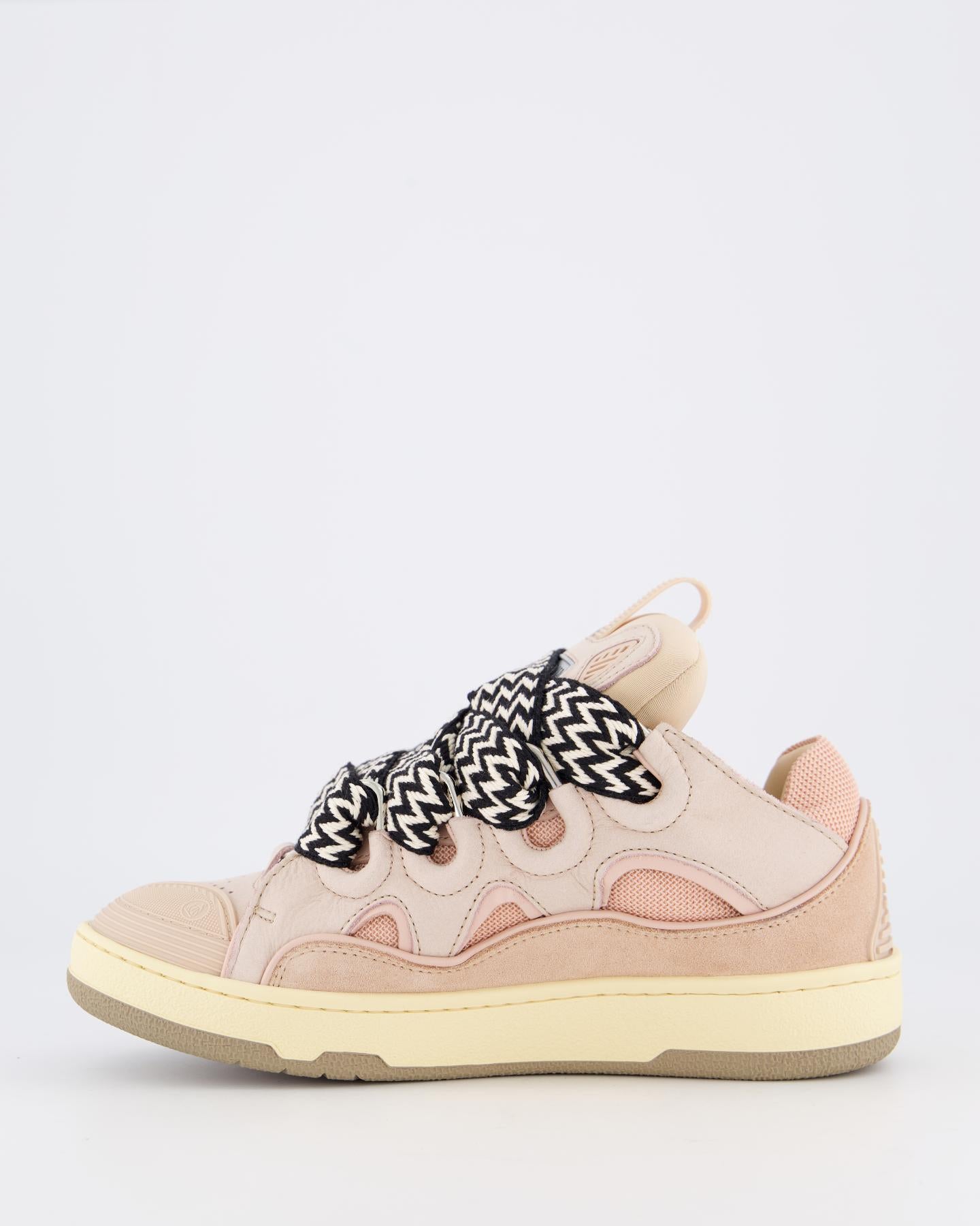 Dames Curb Sneakers Wit/Multi