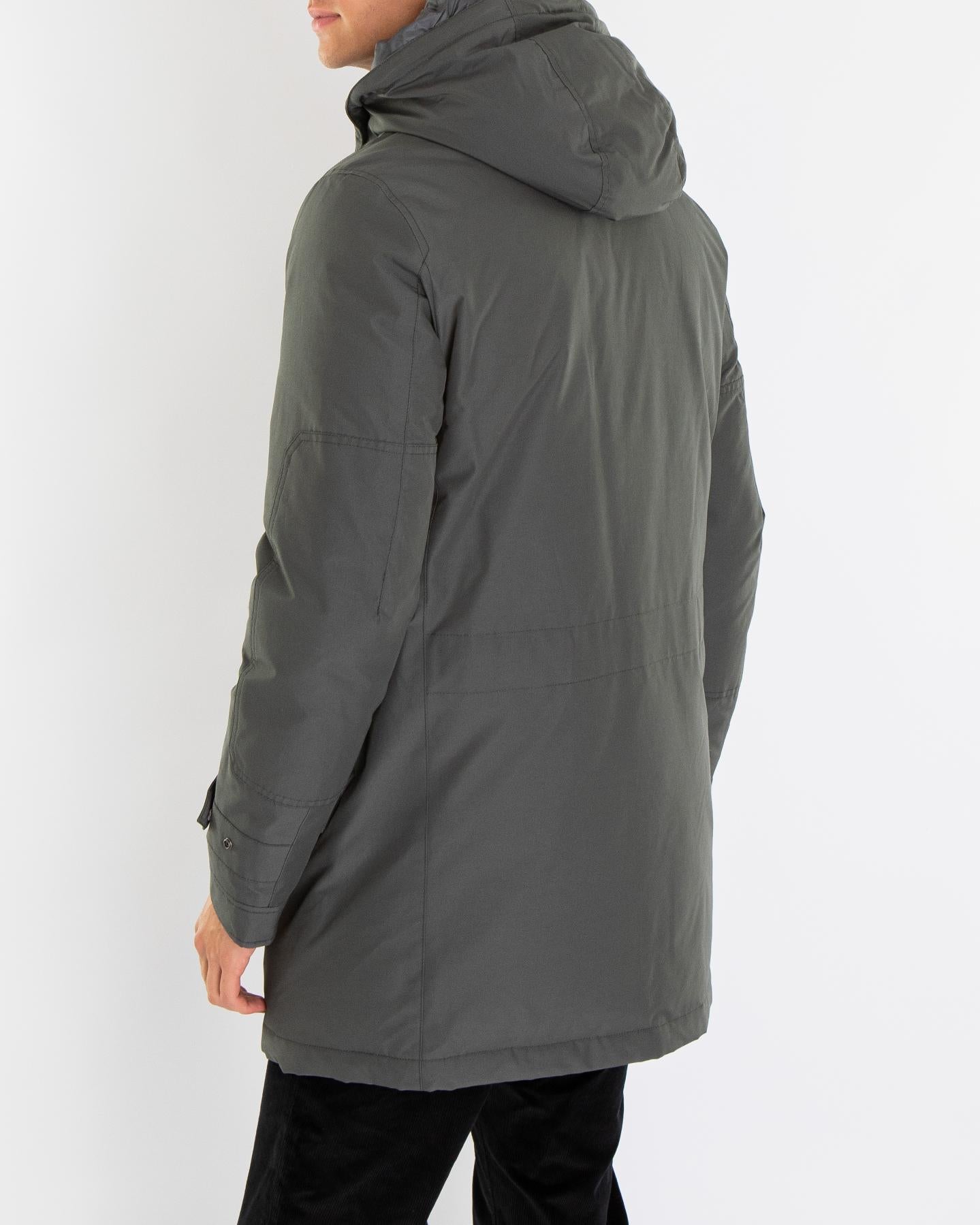Heren Polar High Collar Parka Groen