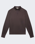 Men's Supima Polo Zip Collar L/S
