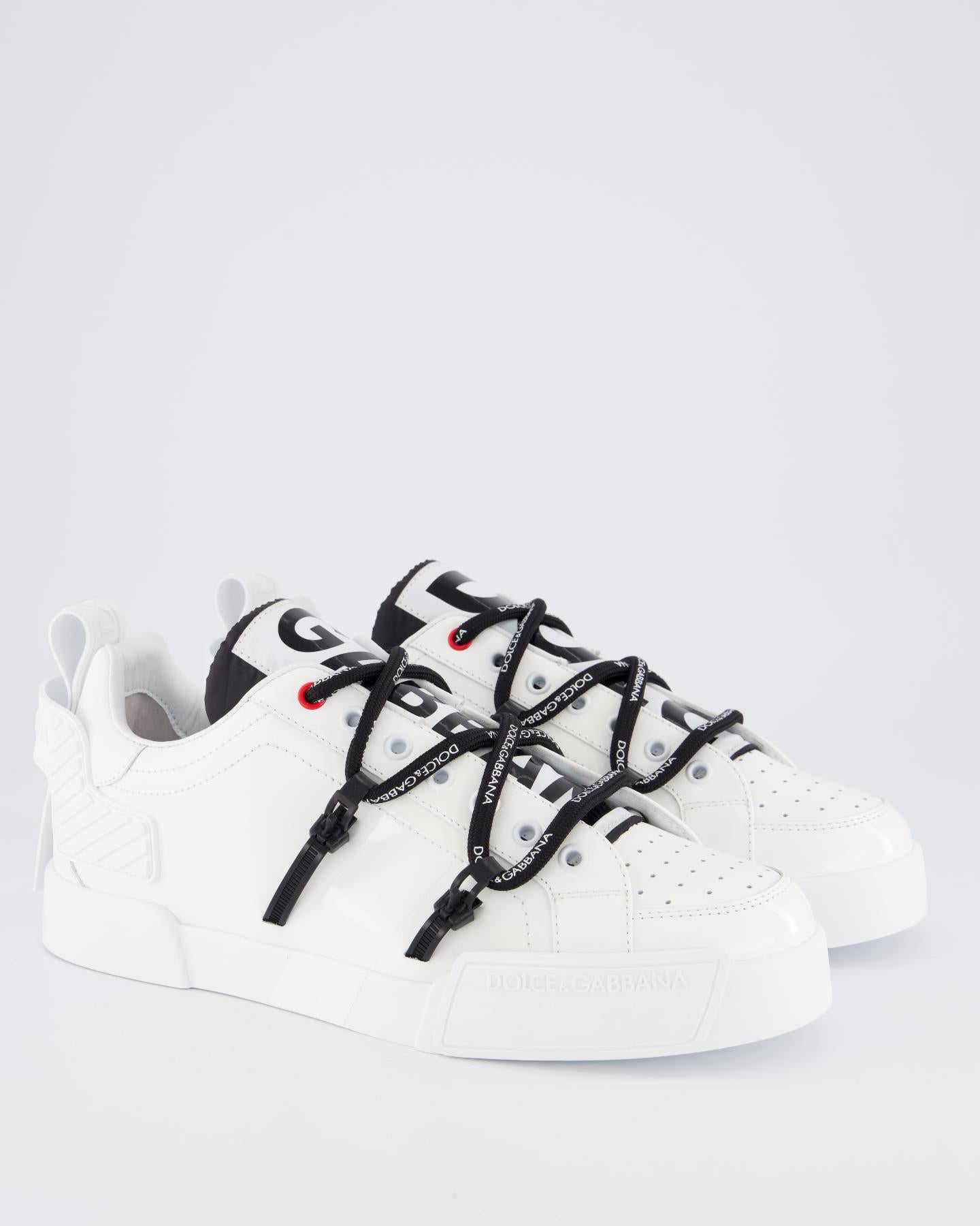 Heren Portofino Sneaker Patent Wit