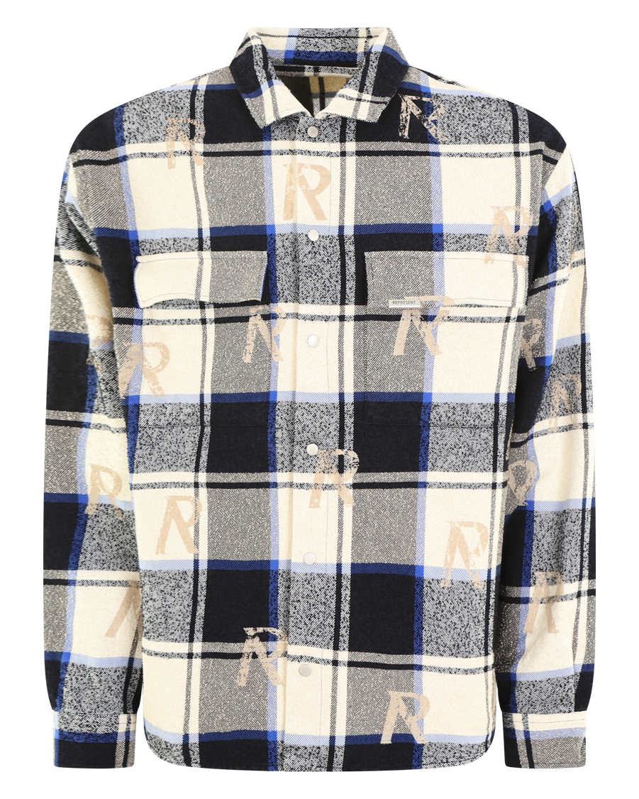 Men All about Initial Flannel Shirt