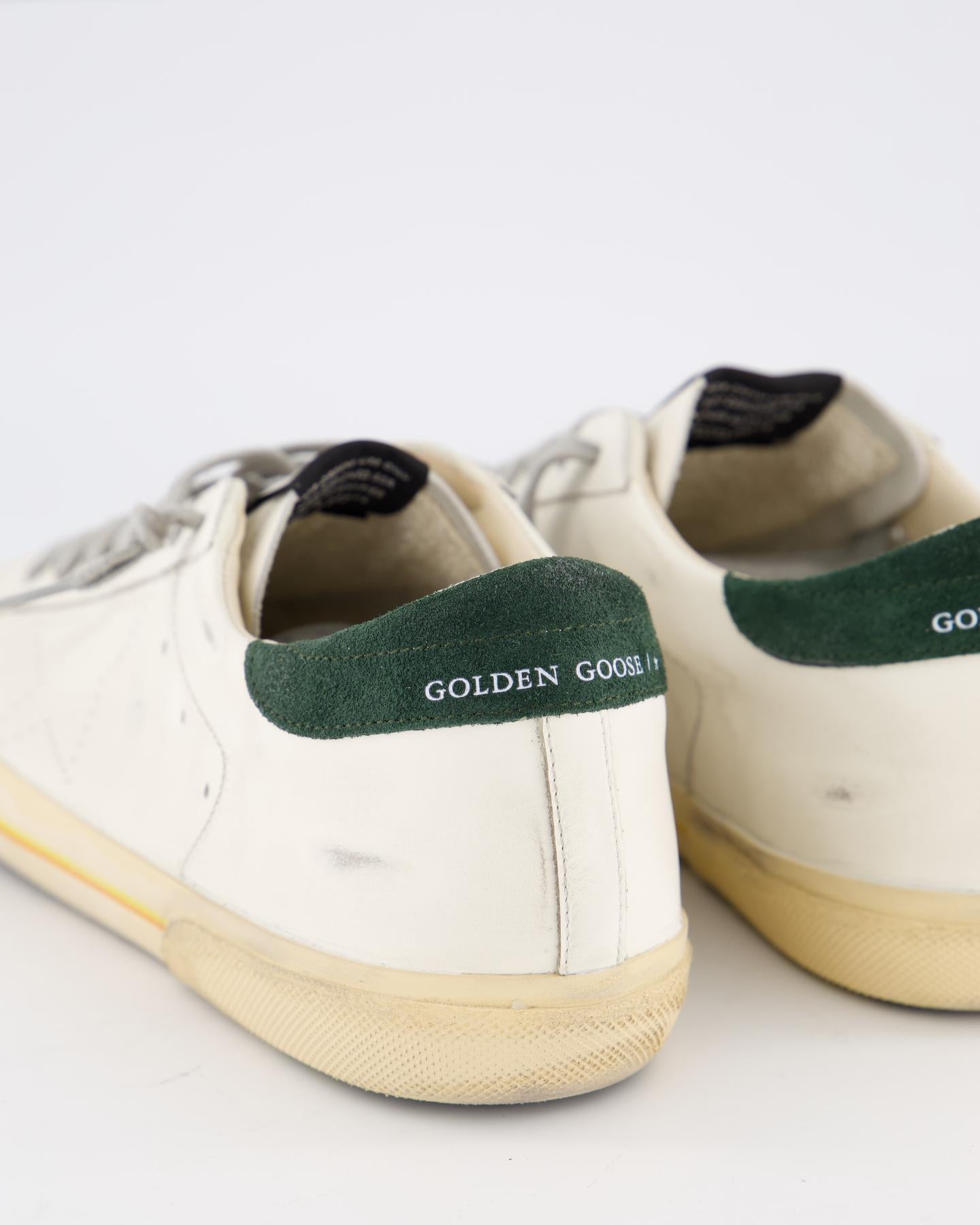 Heren Super-Star Sneaker Wit/Groen