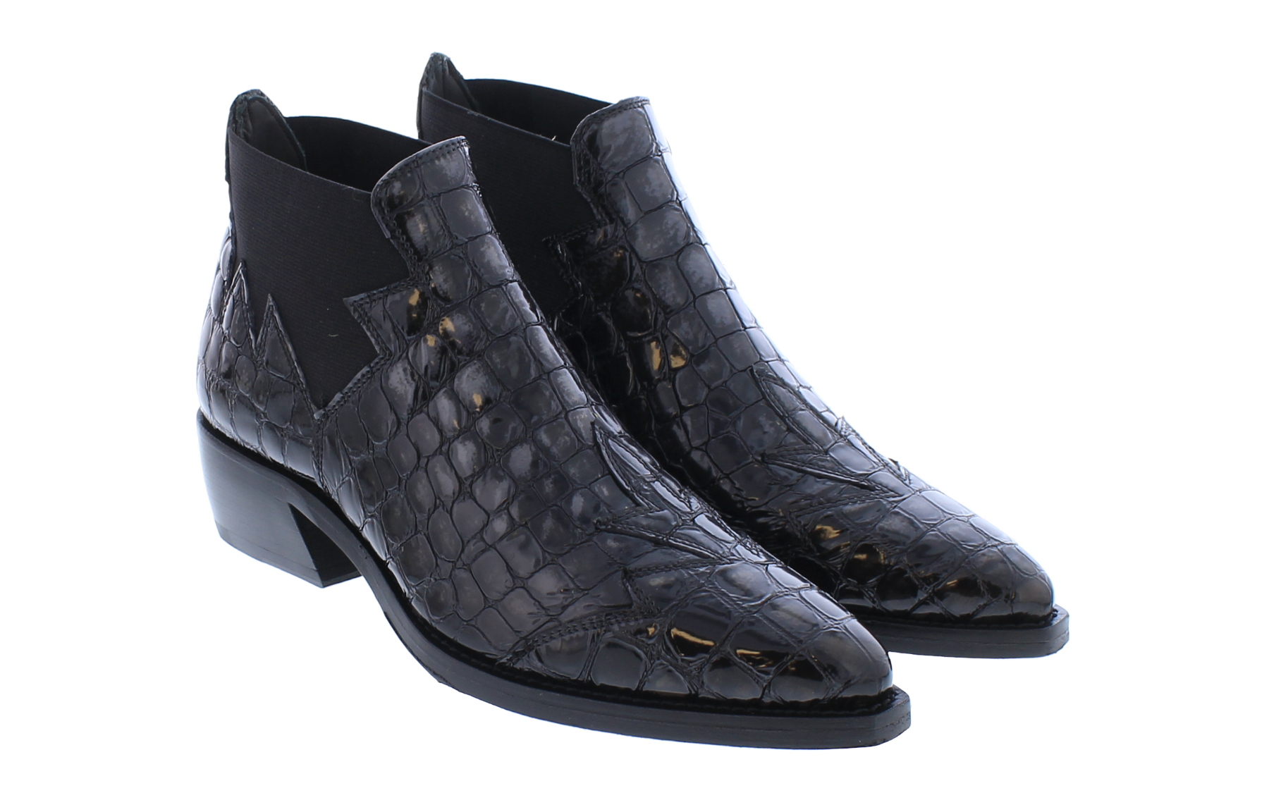 Jo Ghost Dames Western Shoot Croco Print 5CM