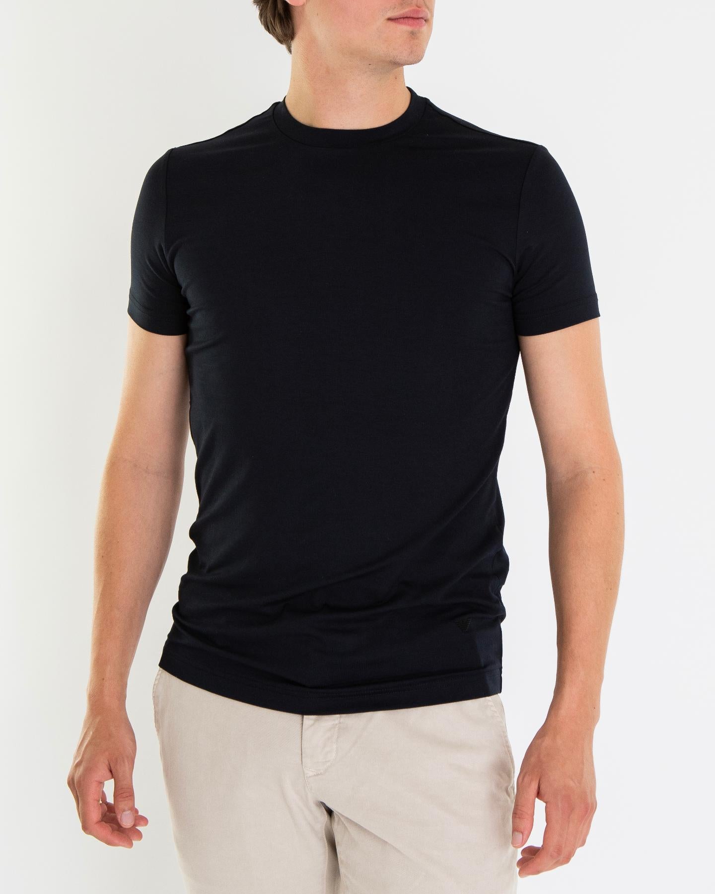 Heren T-Shirt Blauw