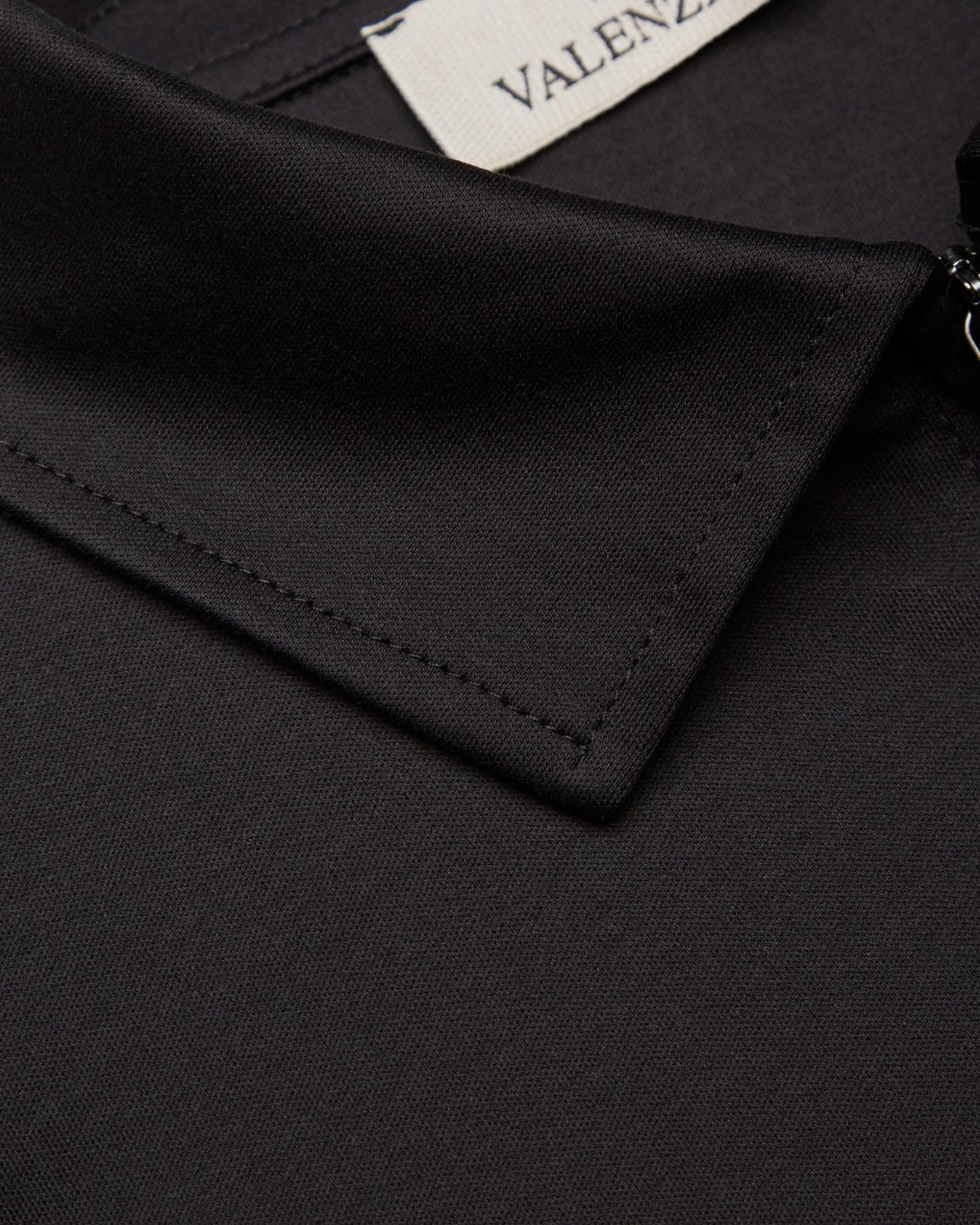 Heren Supima Polo Zip Collar L/S