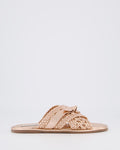 Women's Braided Slipper Pink Gold