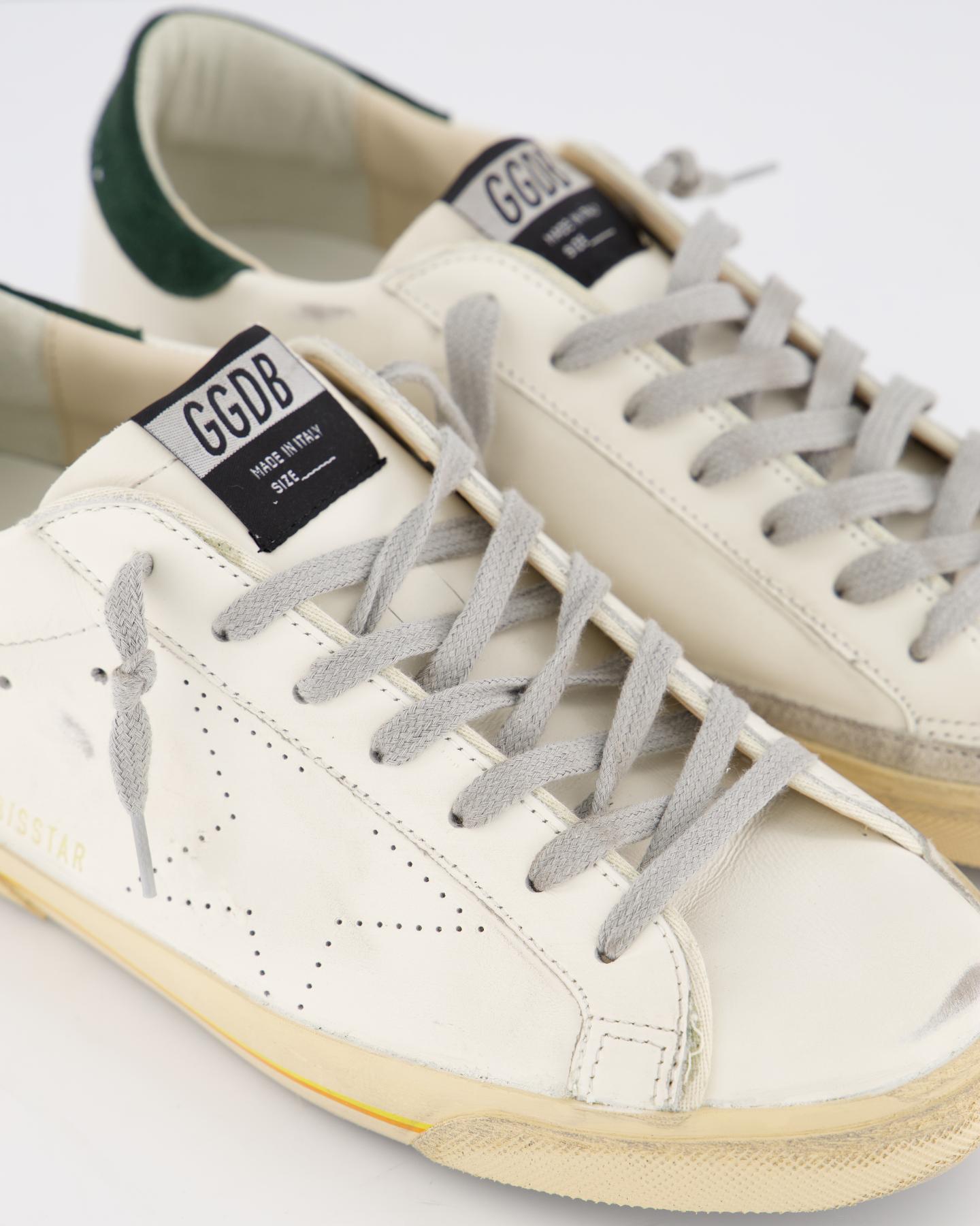 Heren Super-Star Sneaker Wit/Groen