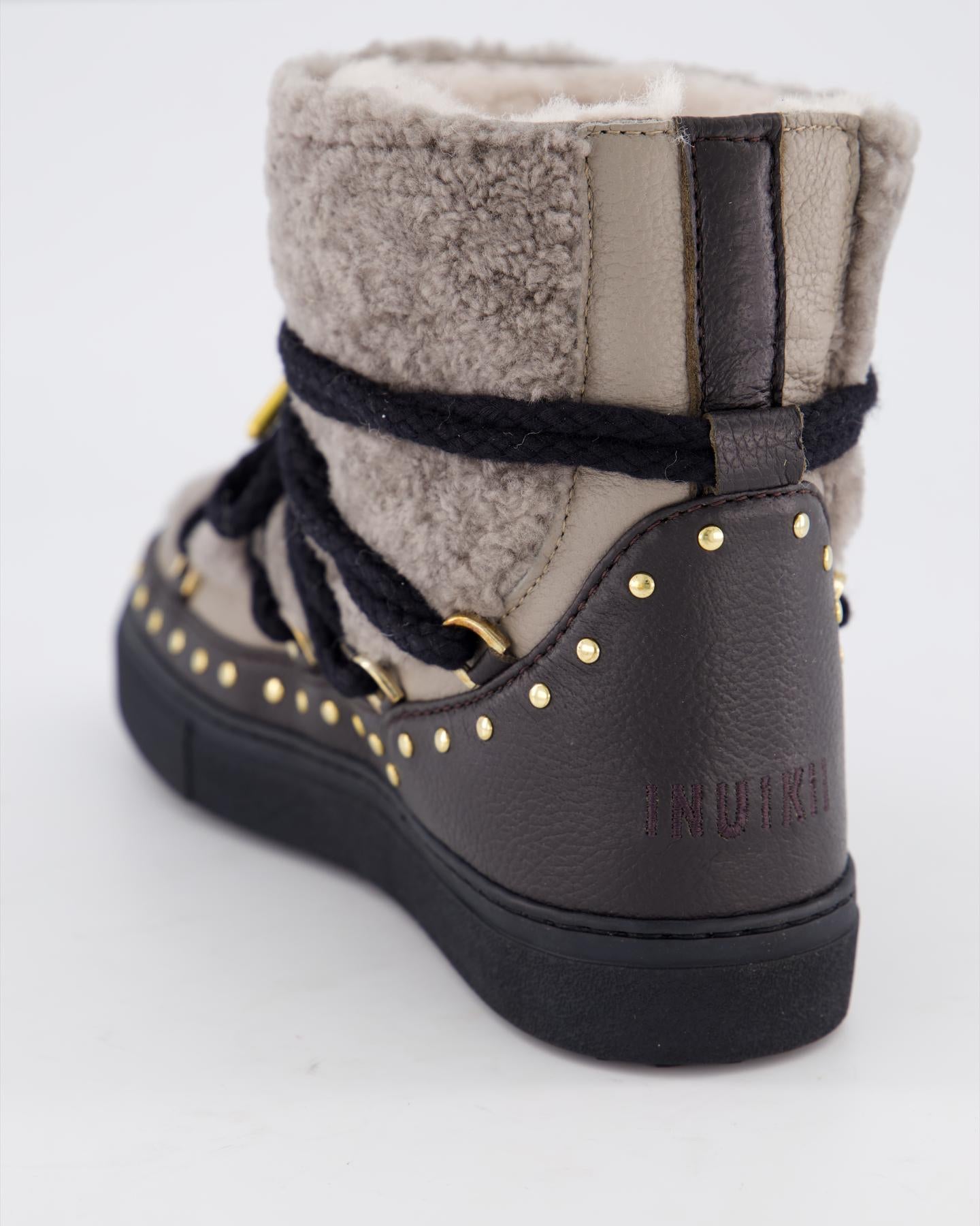 Dames Curly Rock Boot Grijs