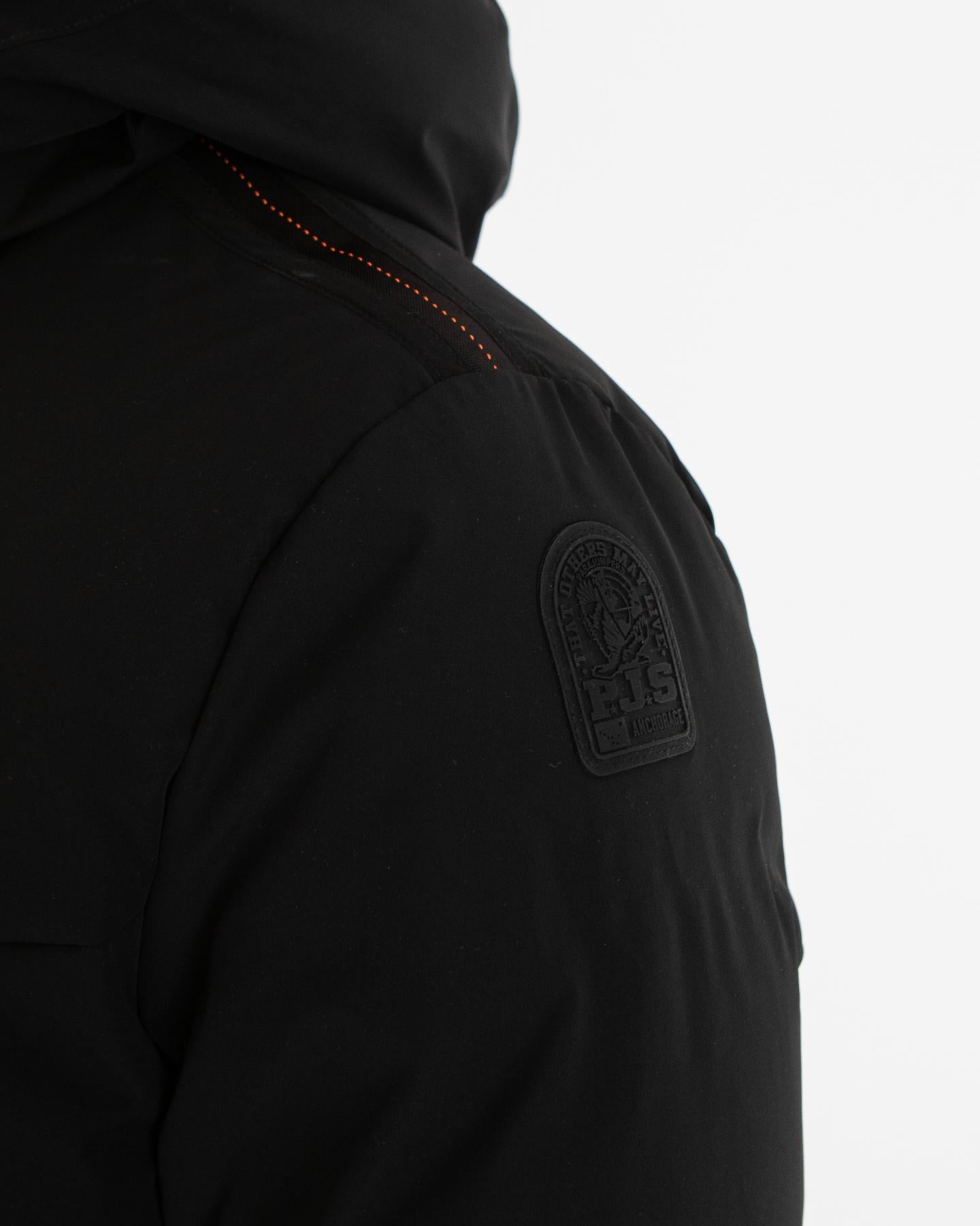 Heren Kazu Parka Zwart