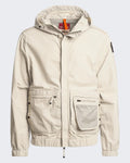 Parajumpers Men's Rube Hooded Jacket Beige — huidige kleur