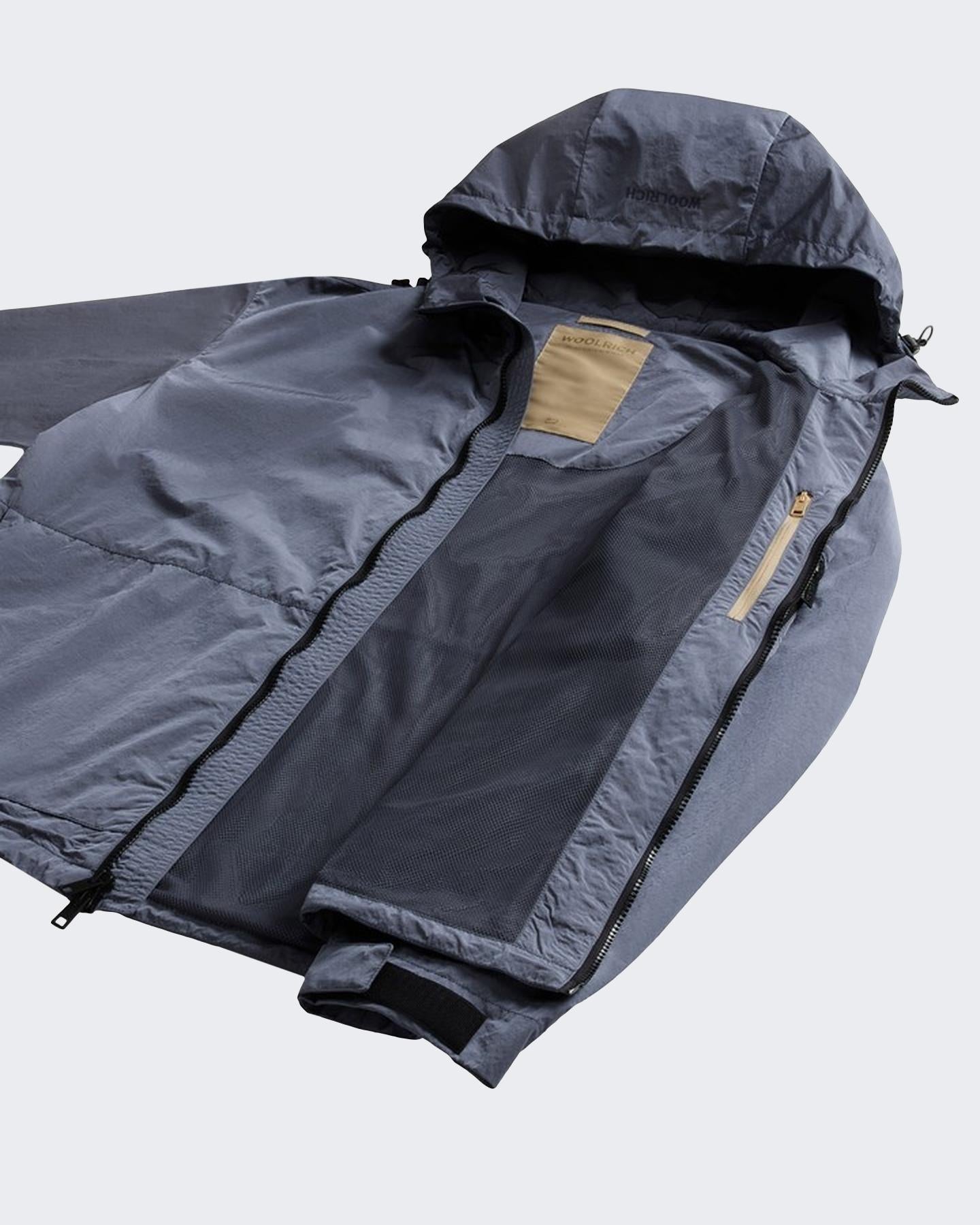 Woolrich Heren Shiny Nylon Hooded Jacket