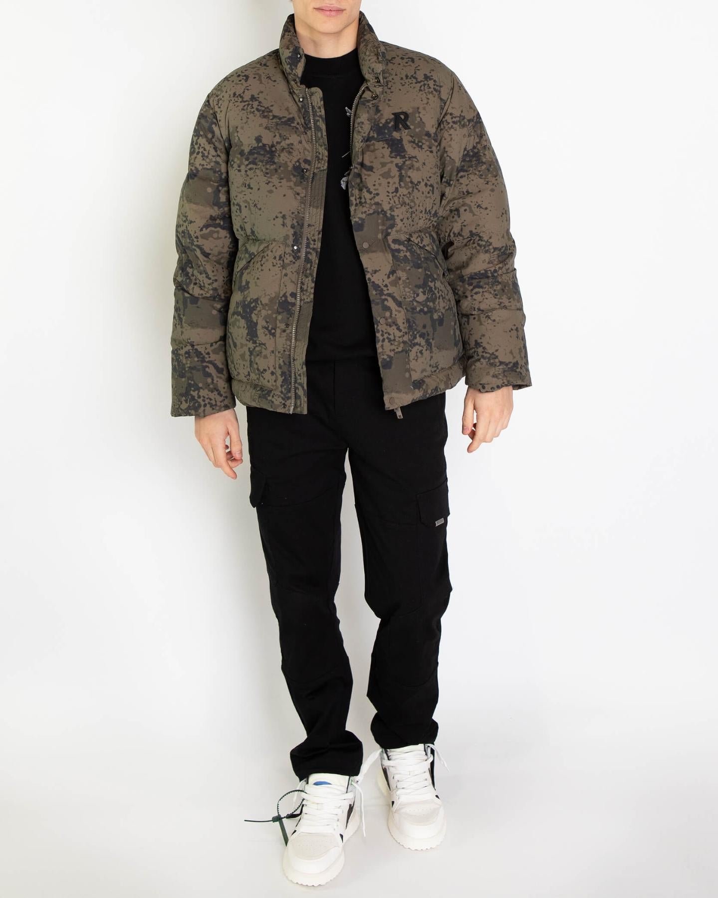 Men Puffer Jacket Green