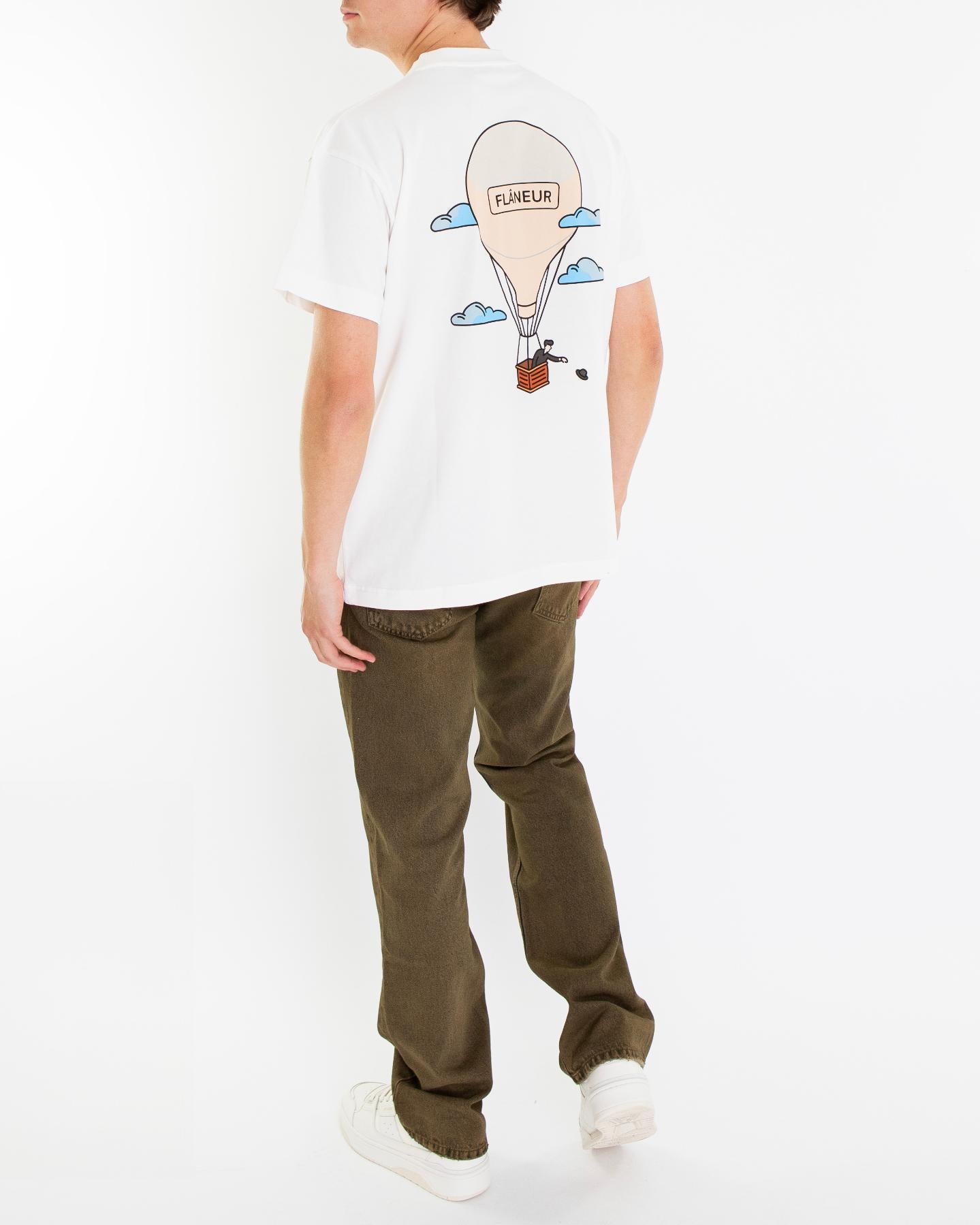 Heren Aéronautique T-Shirt Wit