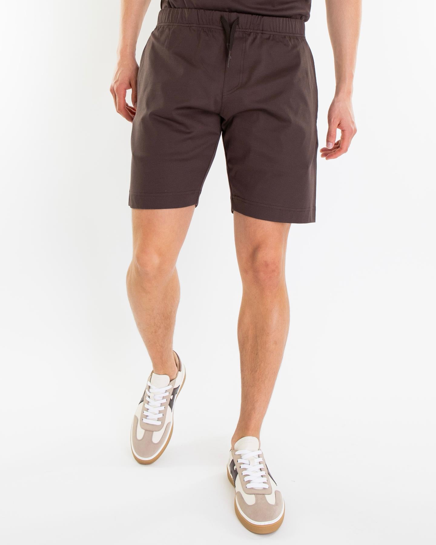 Heren Supima Sport Short Bruin