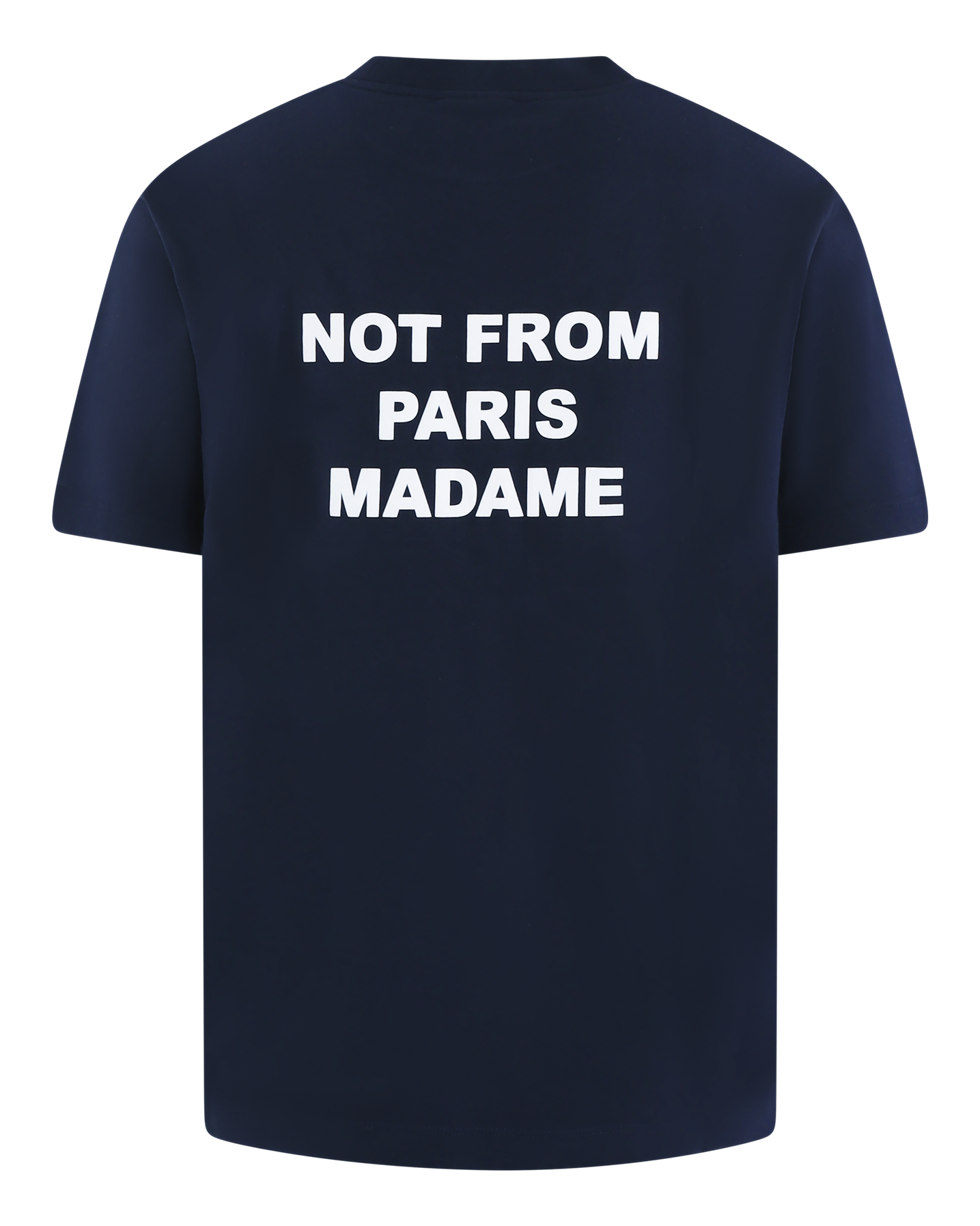 Heren Slogan T-Shirt Blauw