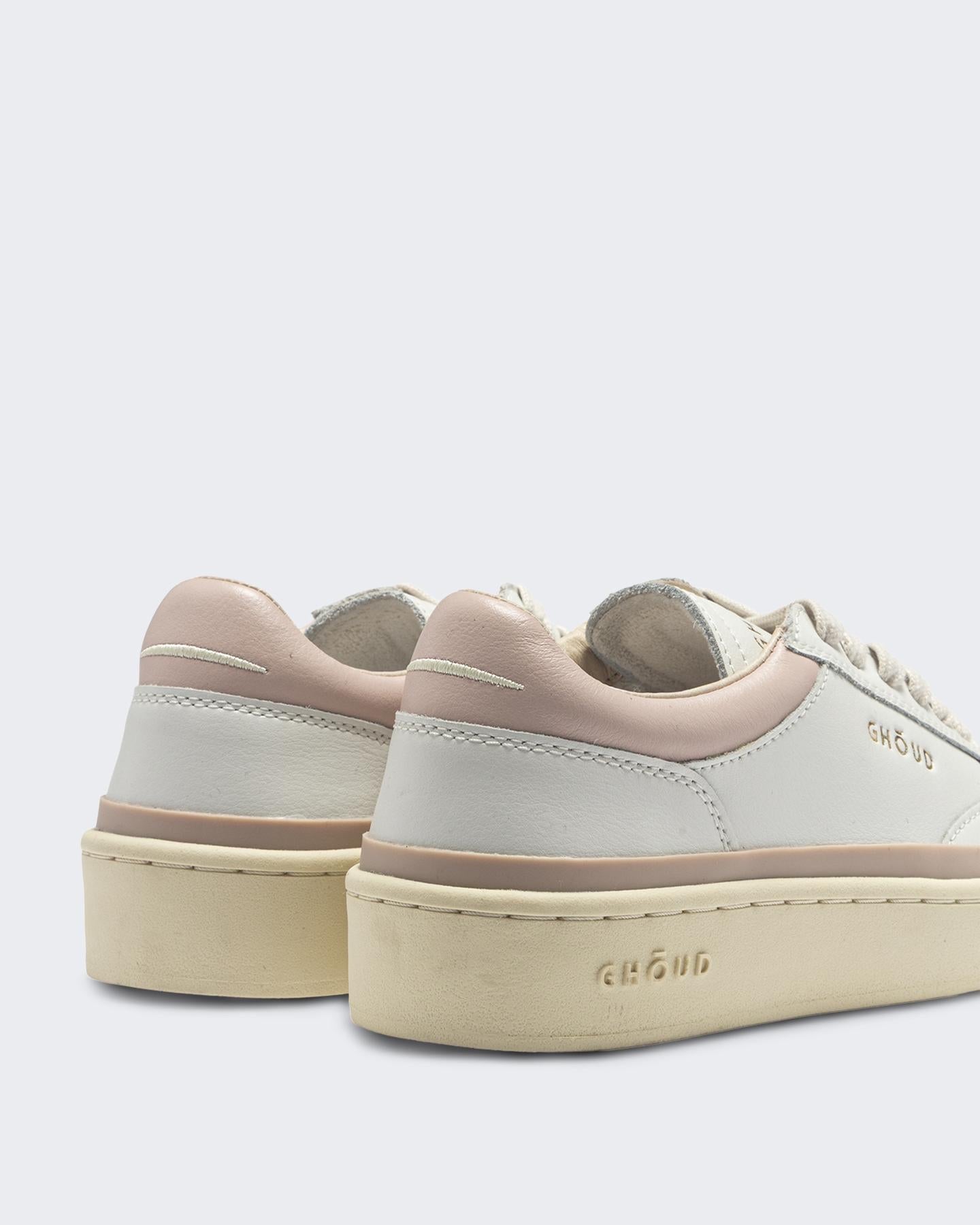 Dames Pads Sneaker Wit/Nude