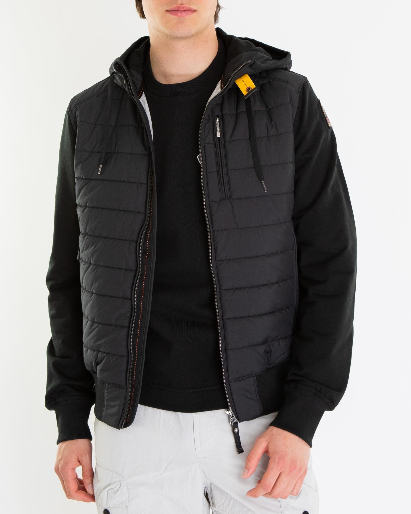 Heren Ivor Hooded Jacket Zwart