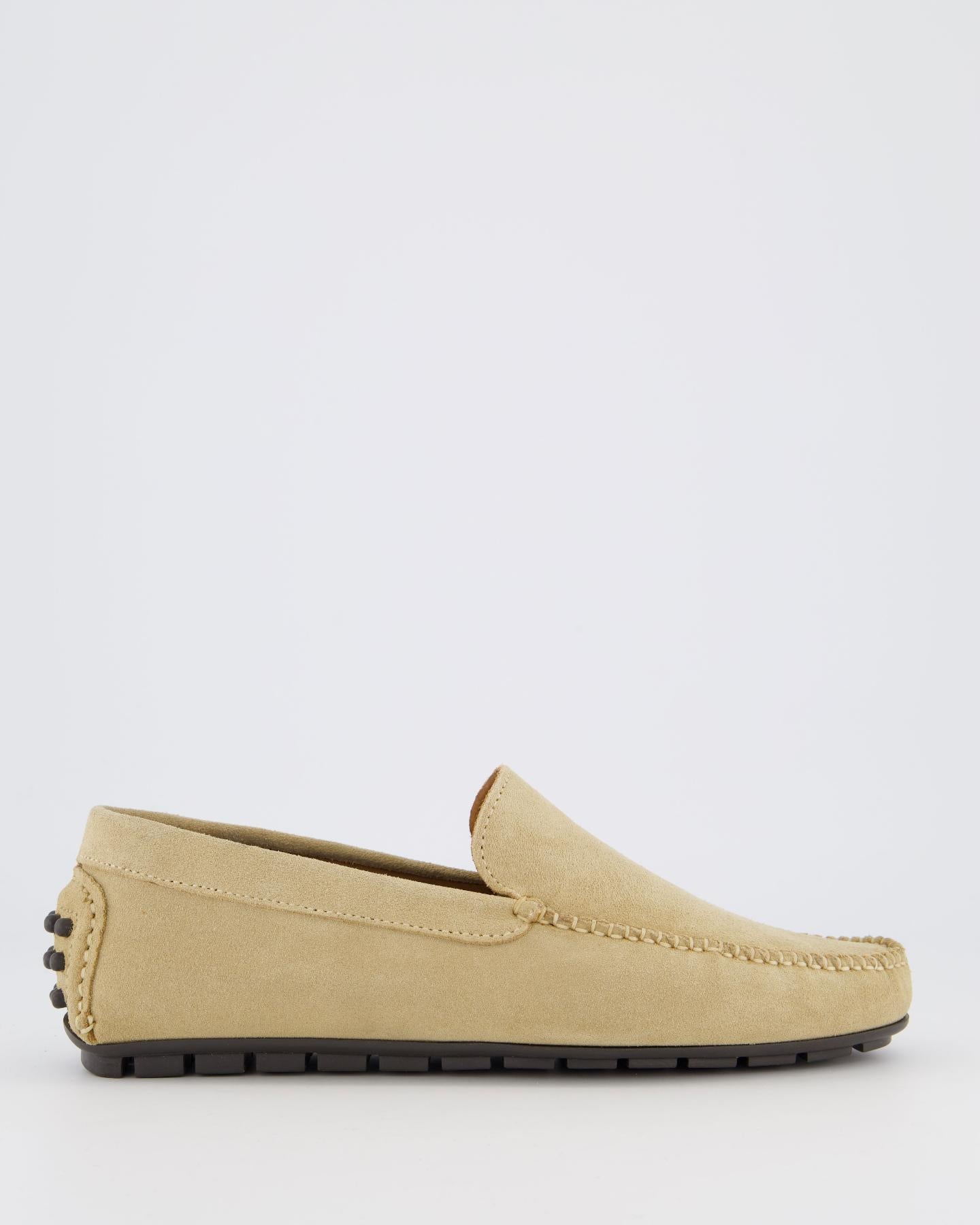 Heren Driver Loafer Beige