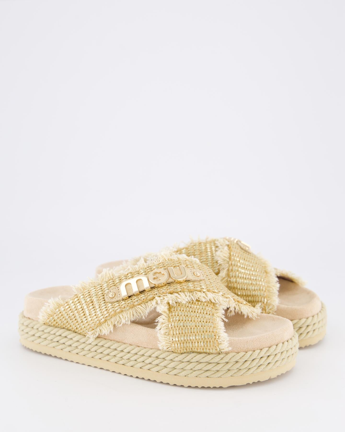 Dames Criss-Cross Rope Sandal