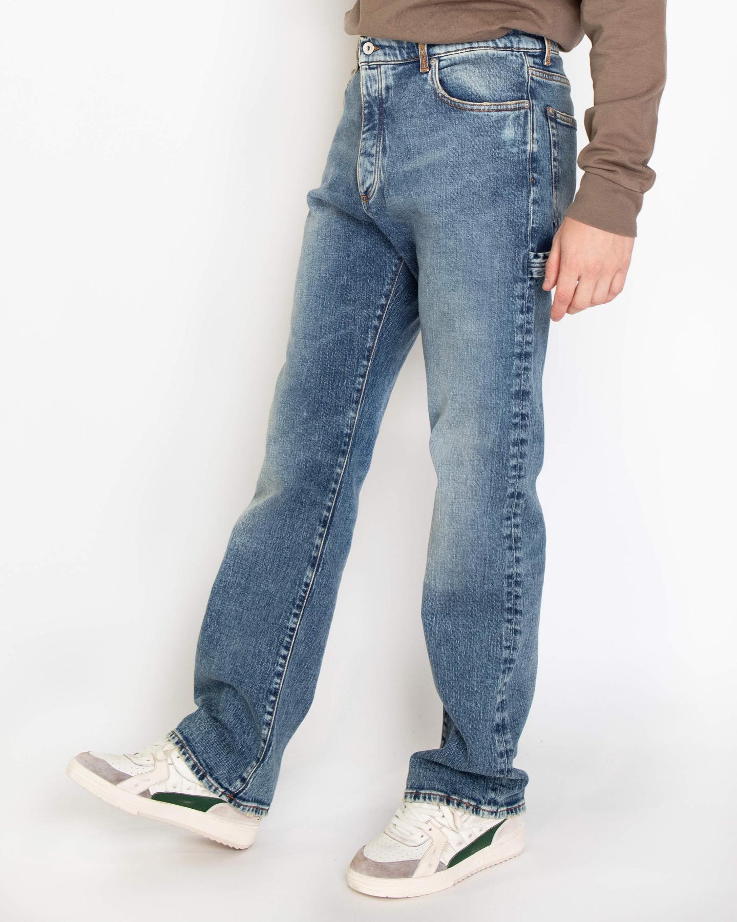 Men Ex-ray washed hammer blue
