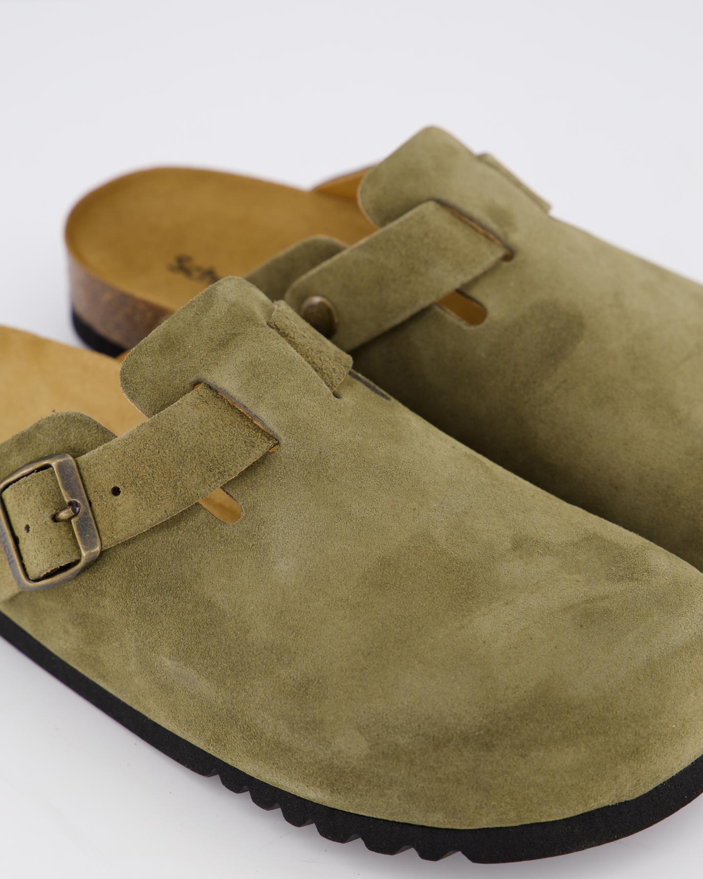Heren Olivier Pantoffel Khaki