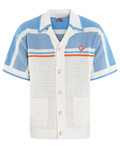 Casablanca Men's Crochet Shirt White