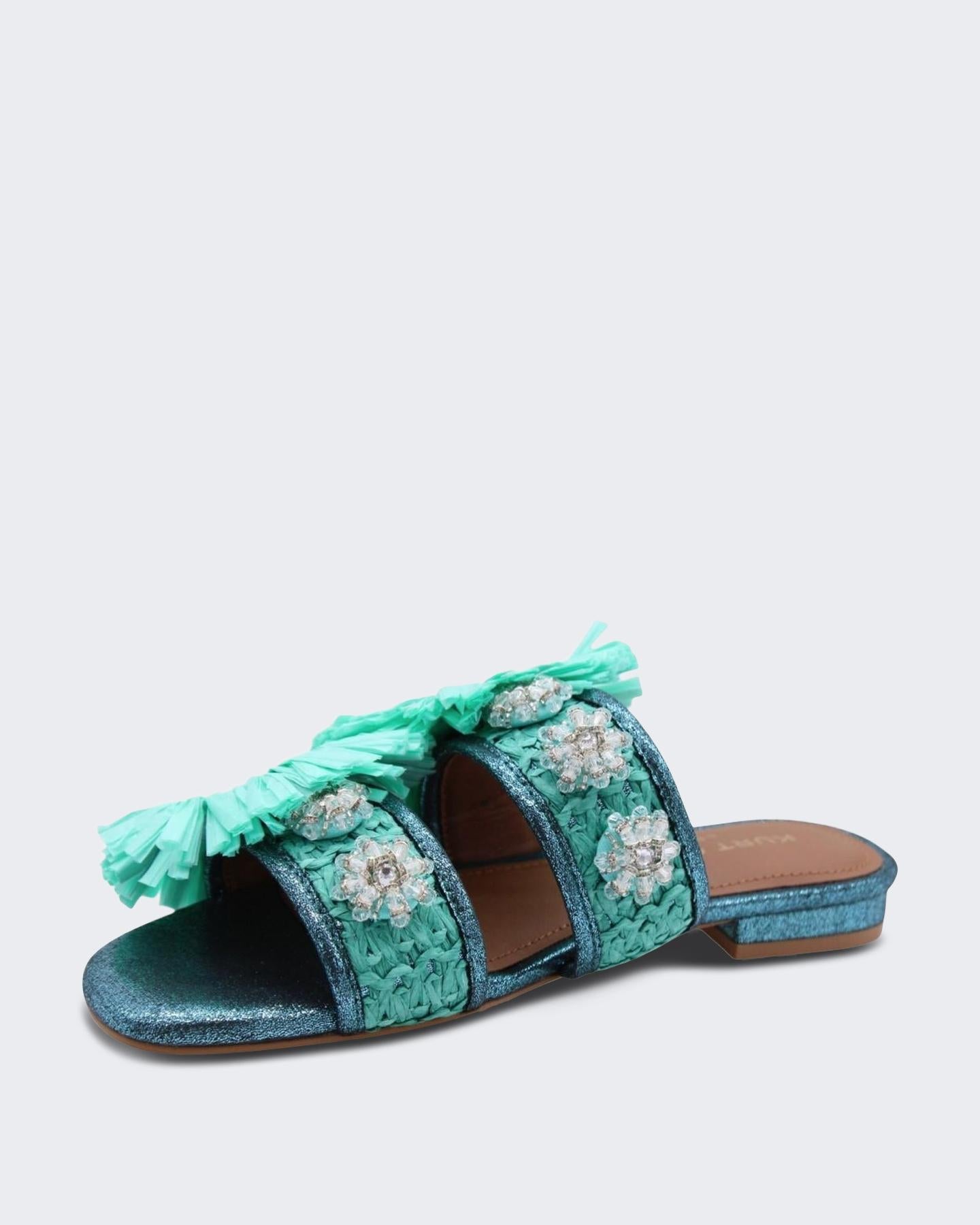 Dames Raffia Buckle