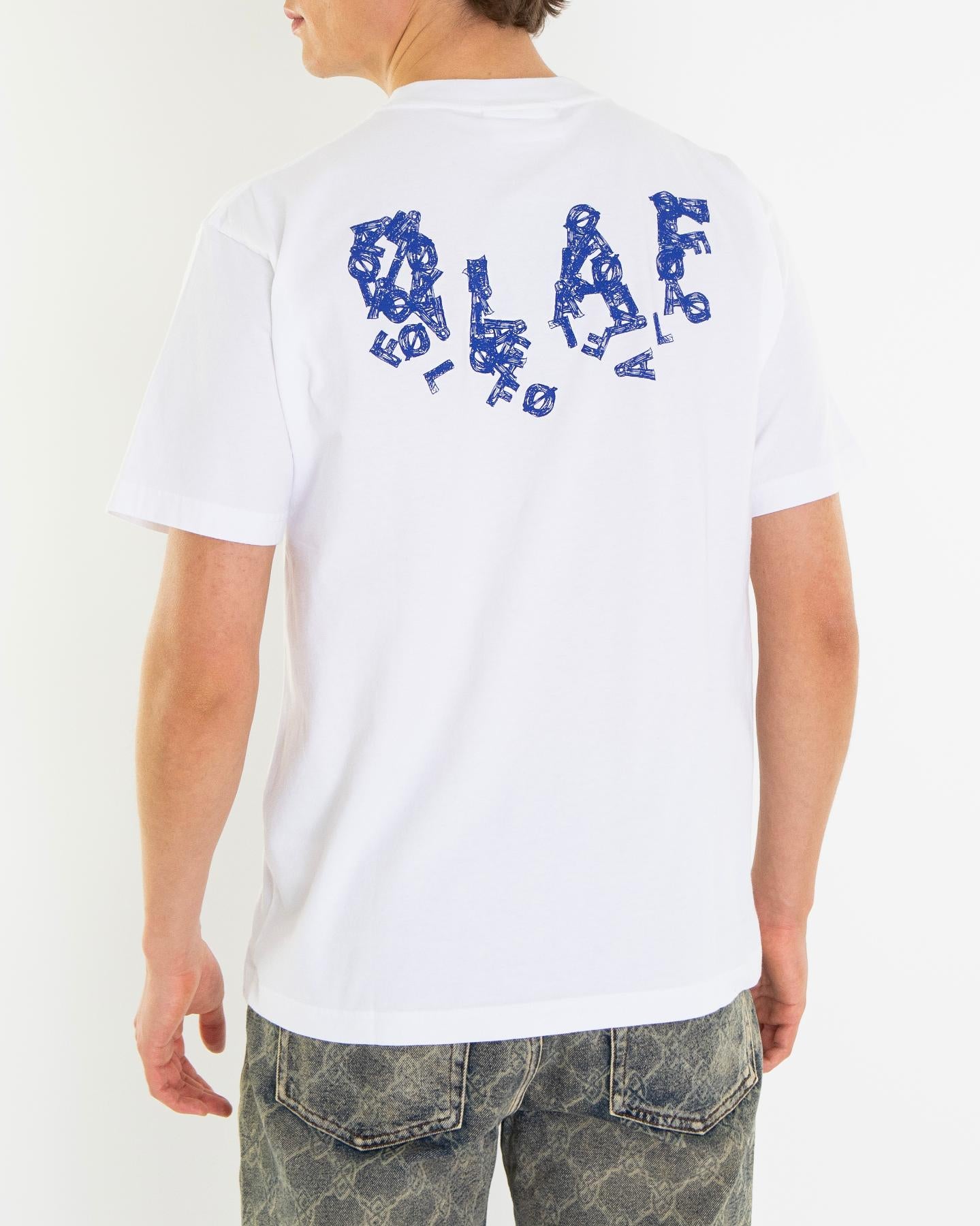 Heren Ink Logo T-Shirt Wit
