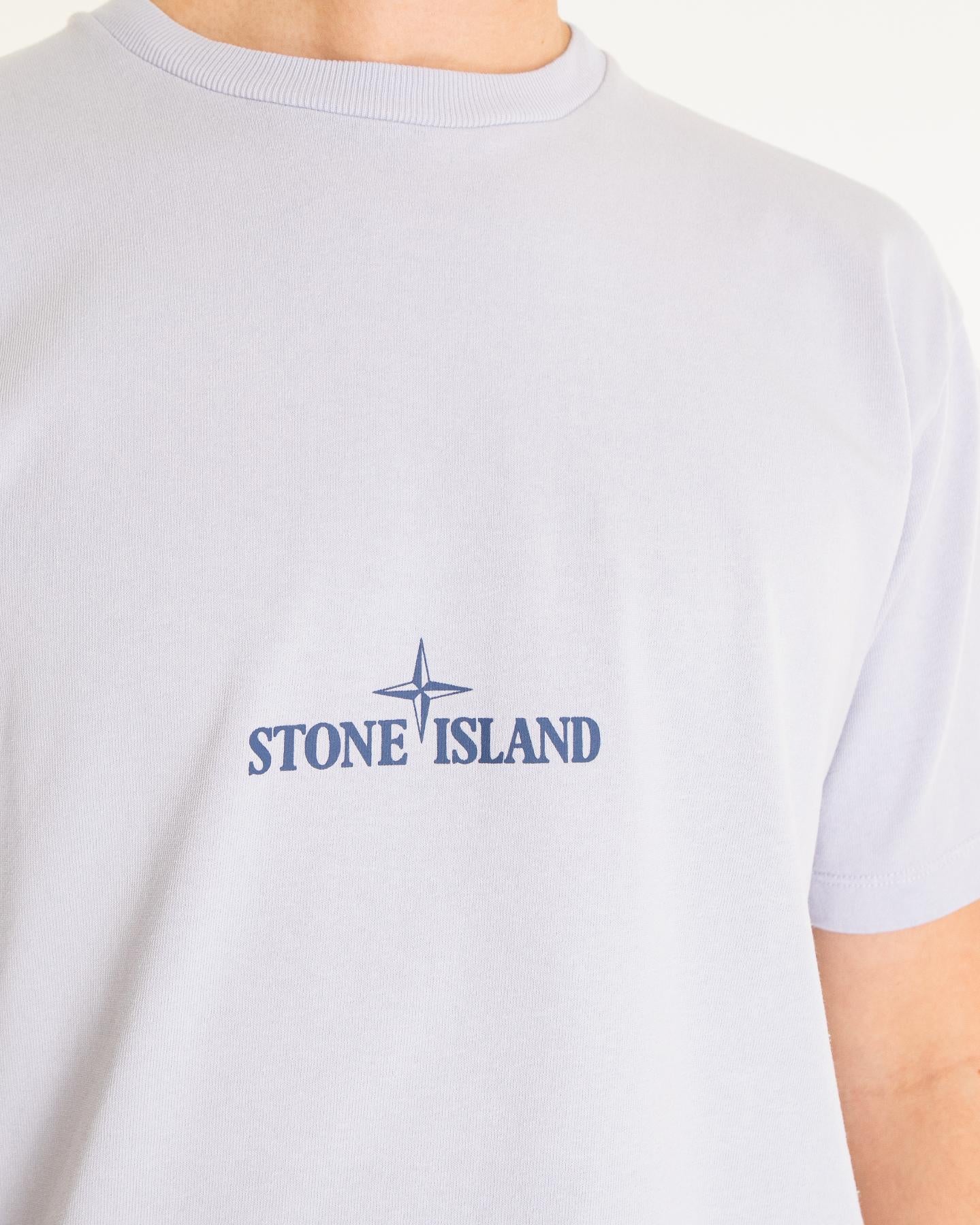 Heren ConstructionLine T-Shirt Paars