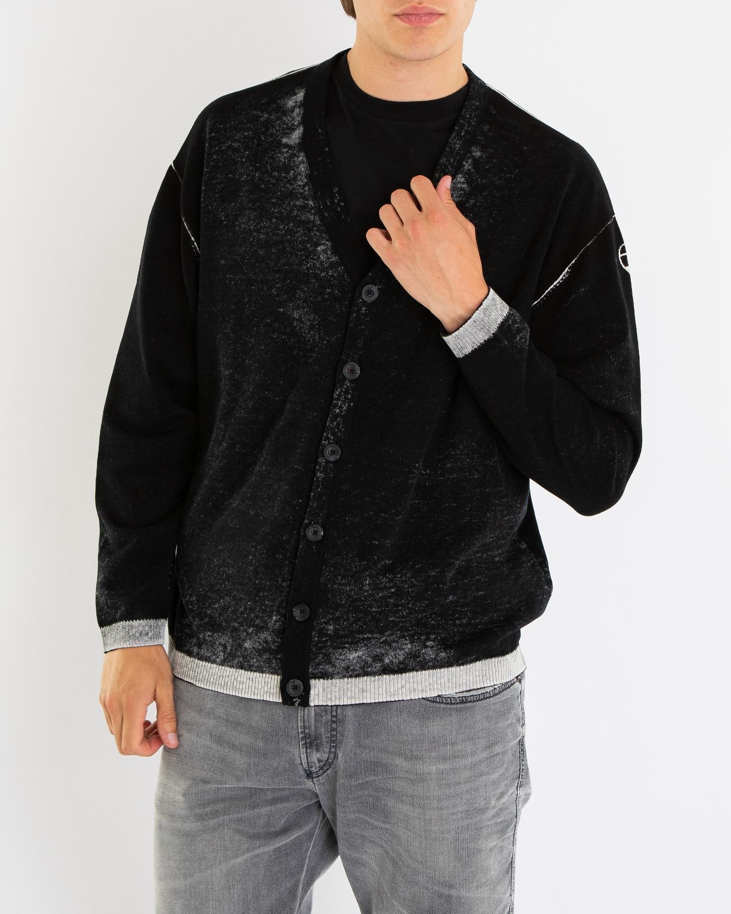 Heren K-Larence Cardigan Zwart