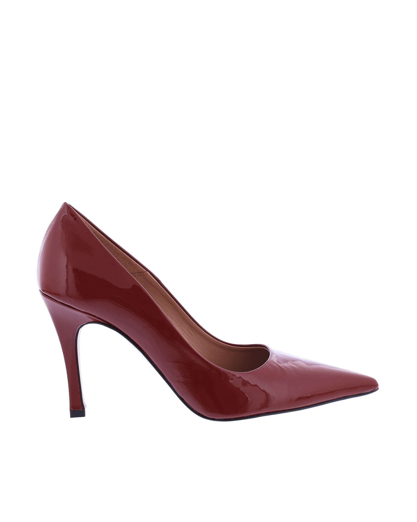 Women Lax leather pump red