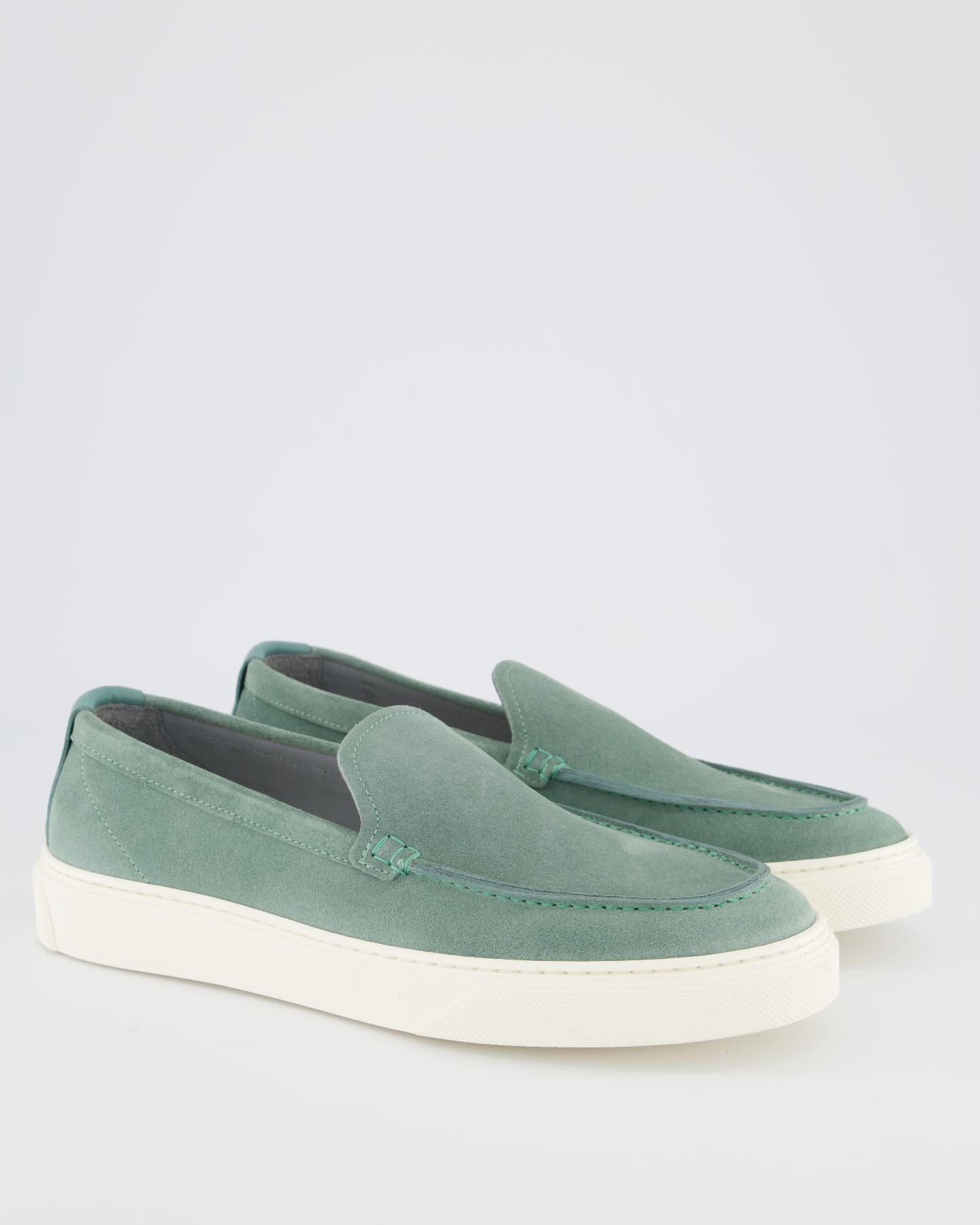 Heren Boat Slip On Loafer Groen