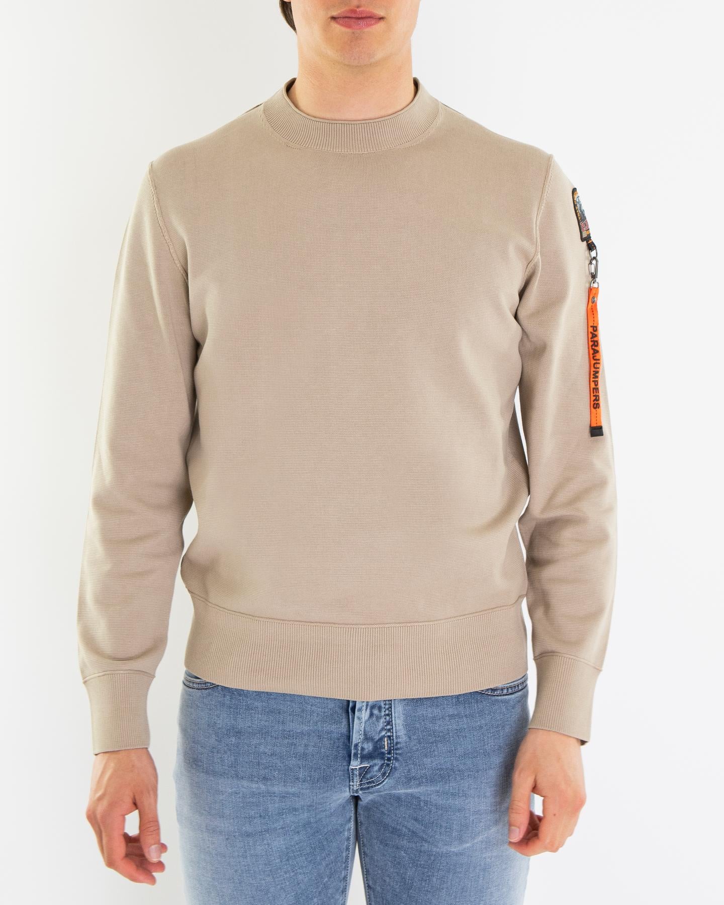 Heren Braw Crew Neck Beige