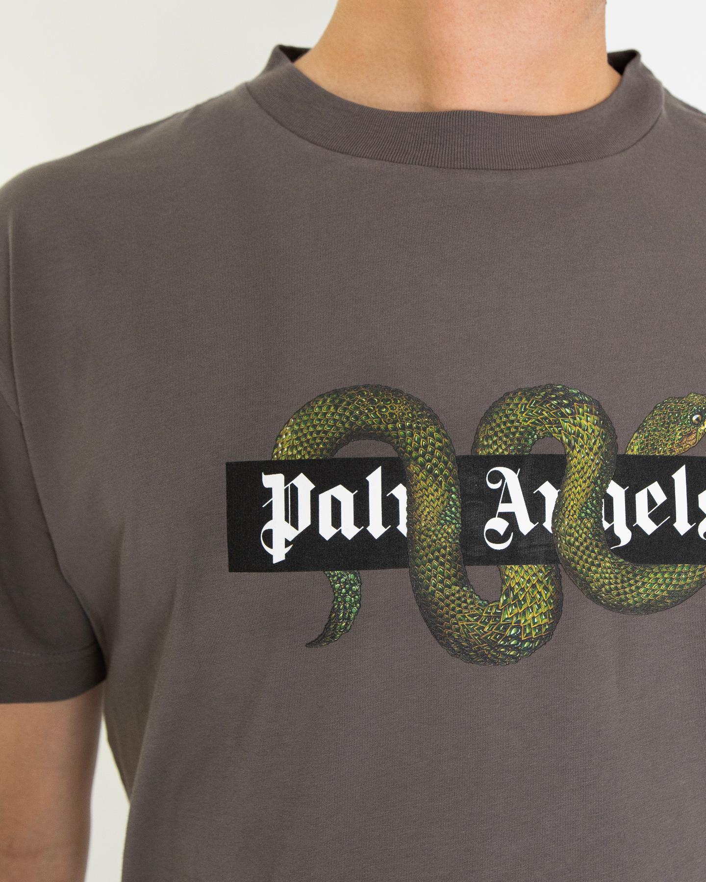Heren Snake Box T-Shirt Grijs