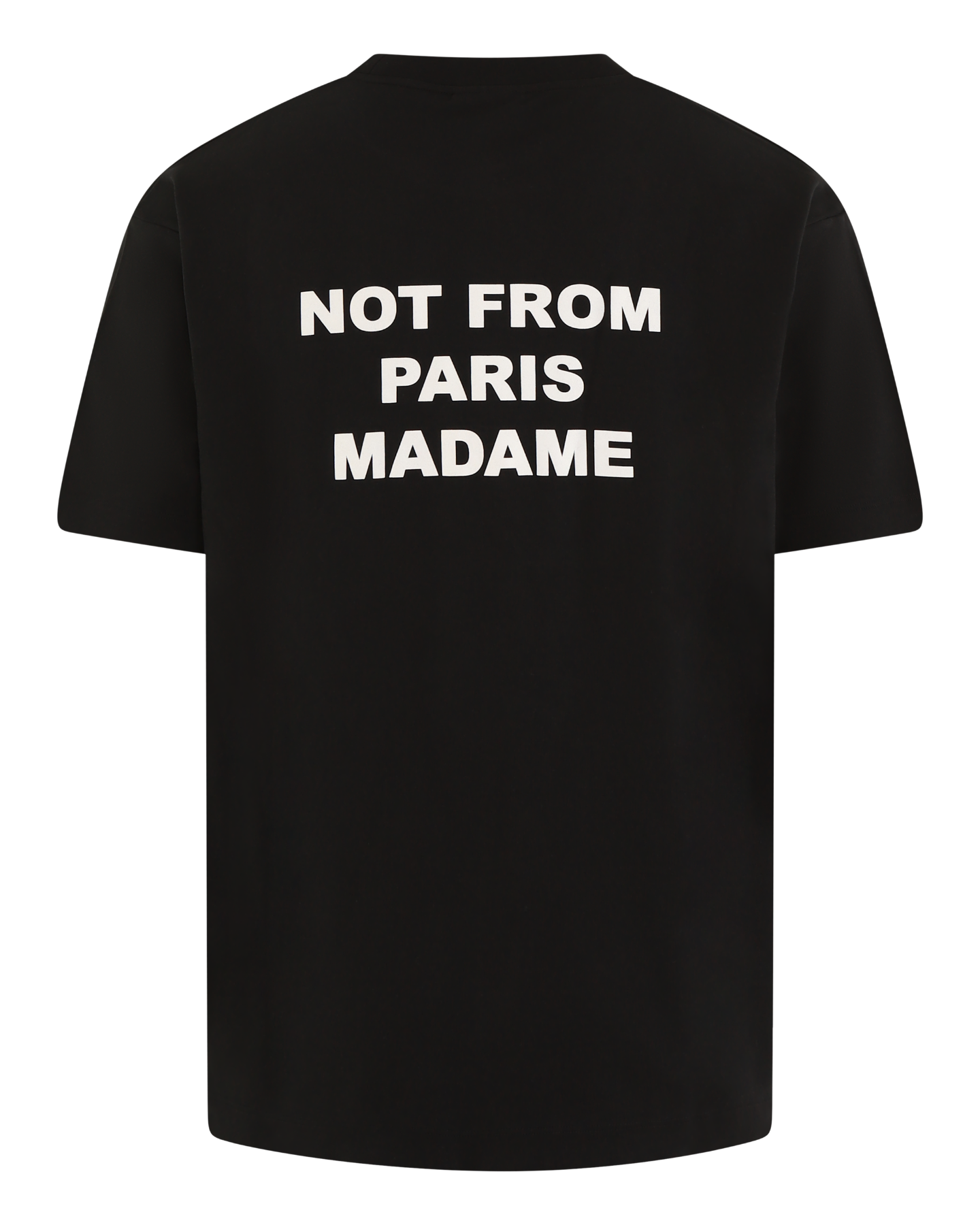 Heren Slogan T-Shirt Zwart