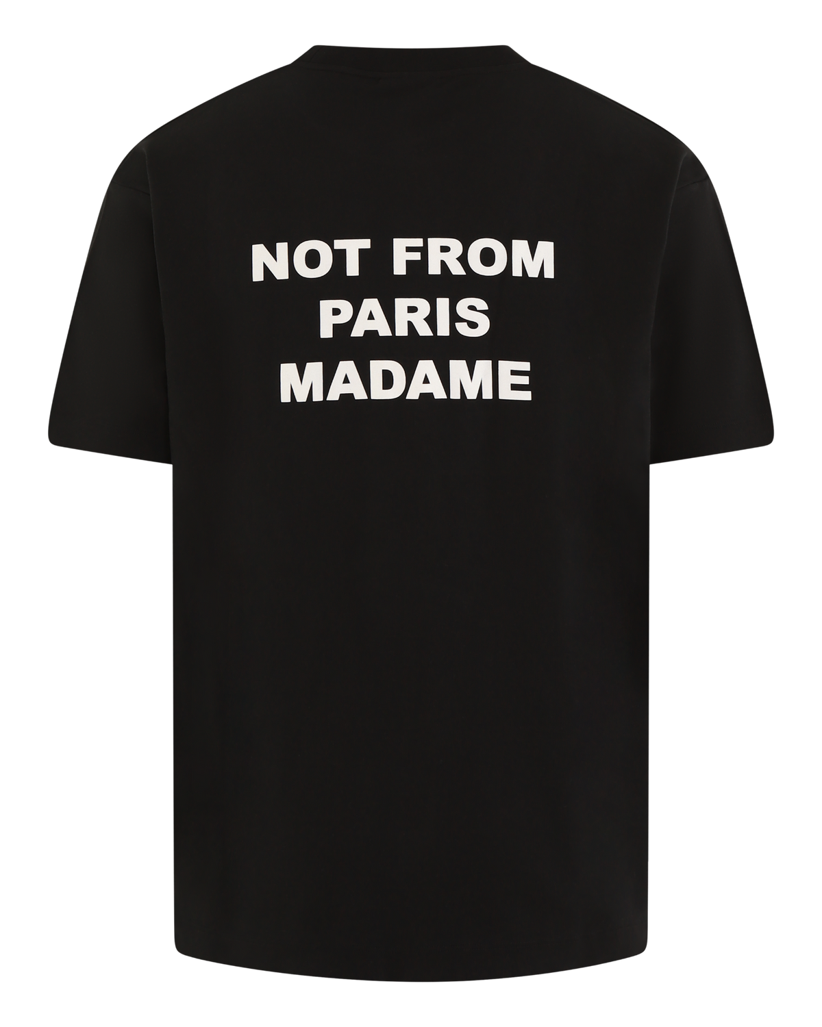 Heren Slogan T-Shirt Zwart