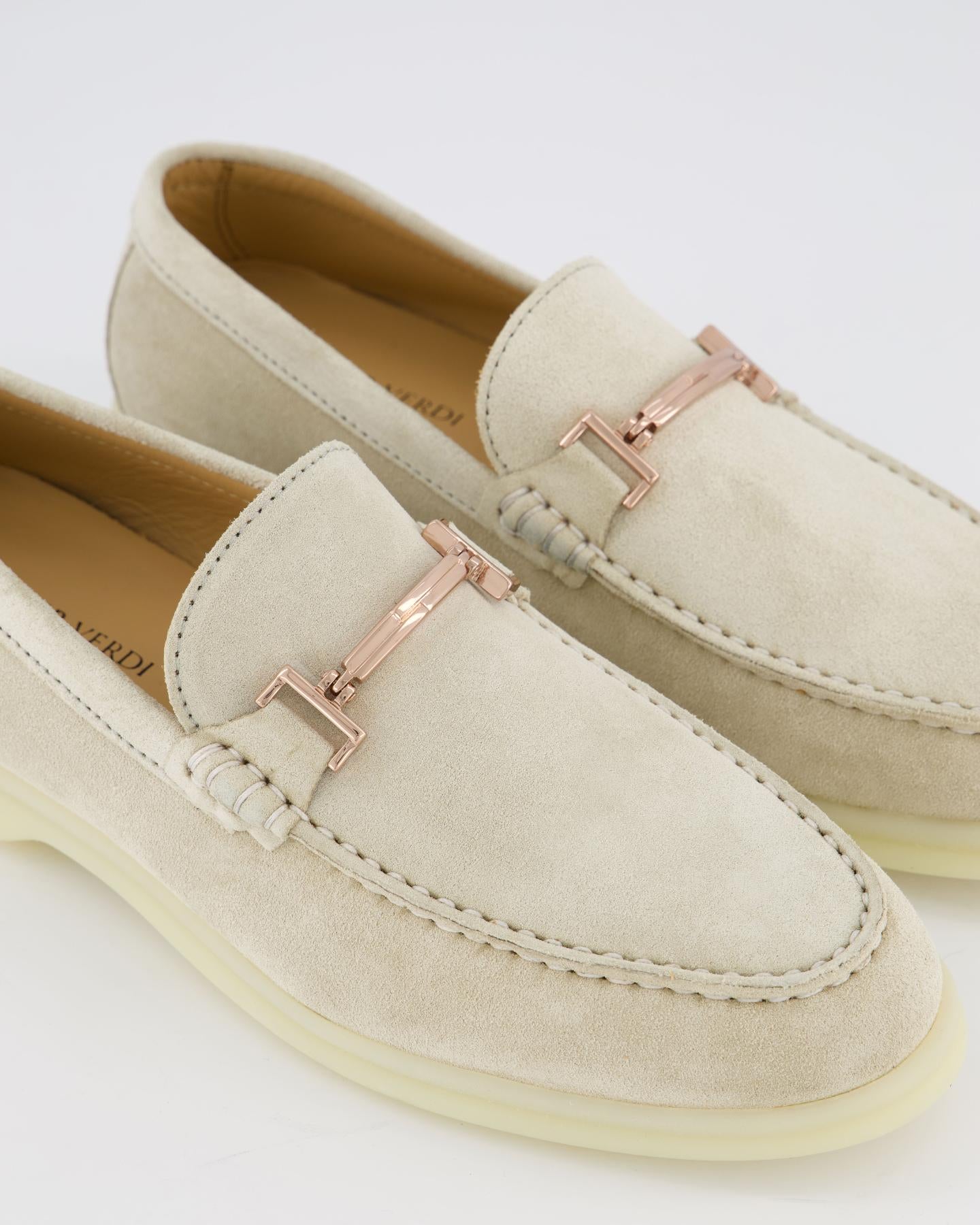 Dames Peach Juta Loafer Beige