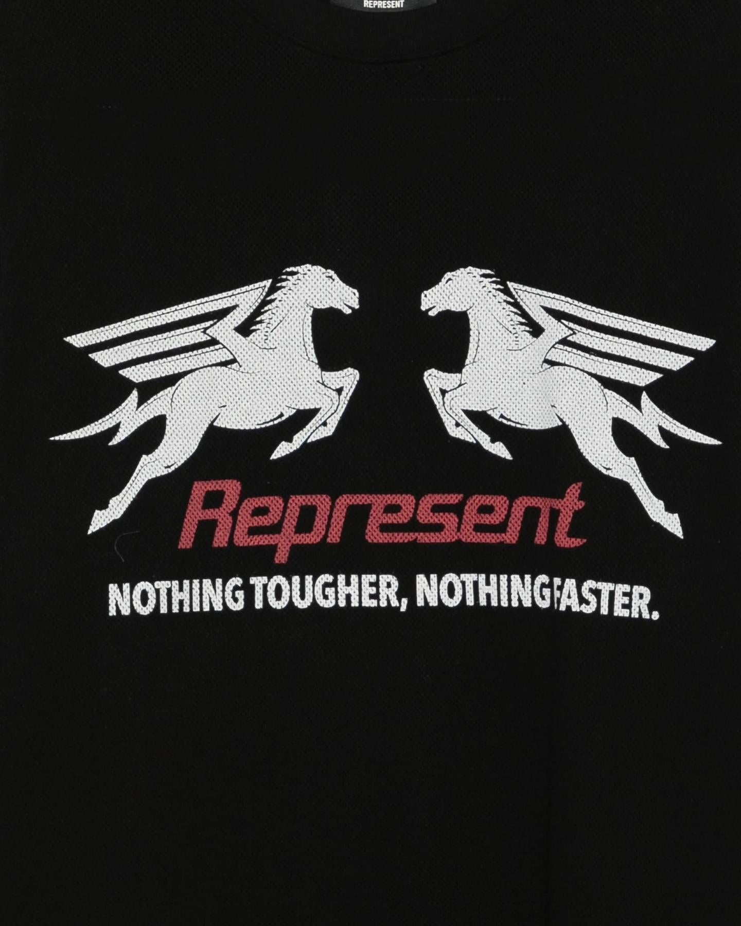 Represent Heren Mesh Pegasus Long Sleeve T-Shi