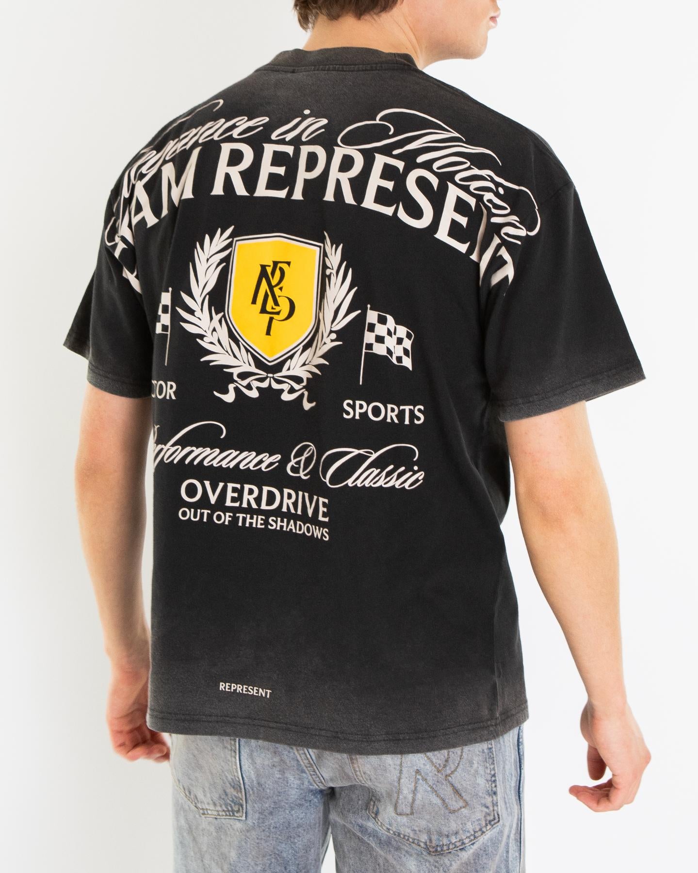 Heren Crest T-Shirt Zwart