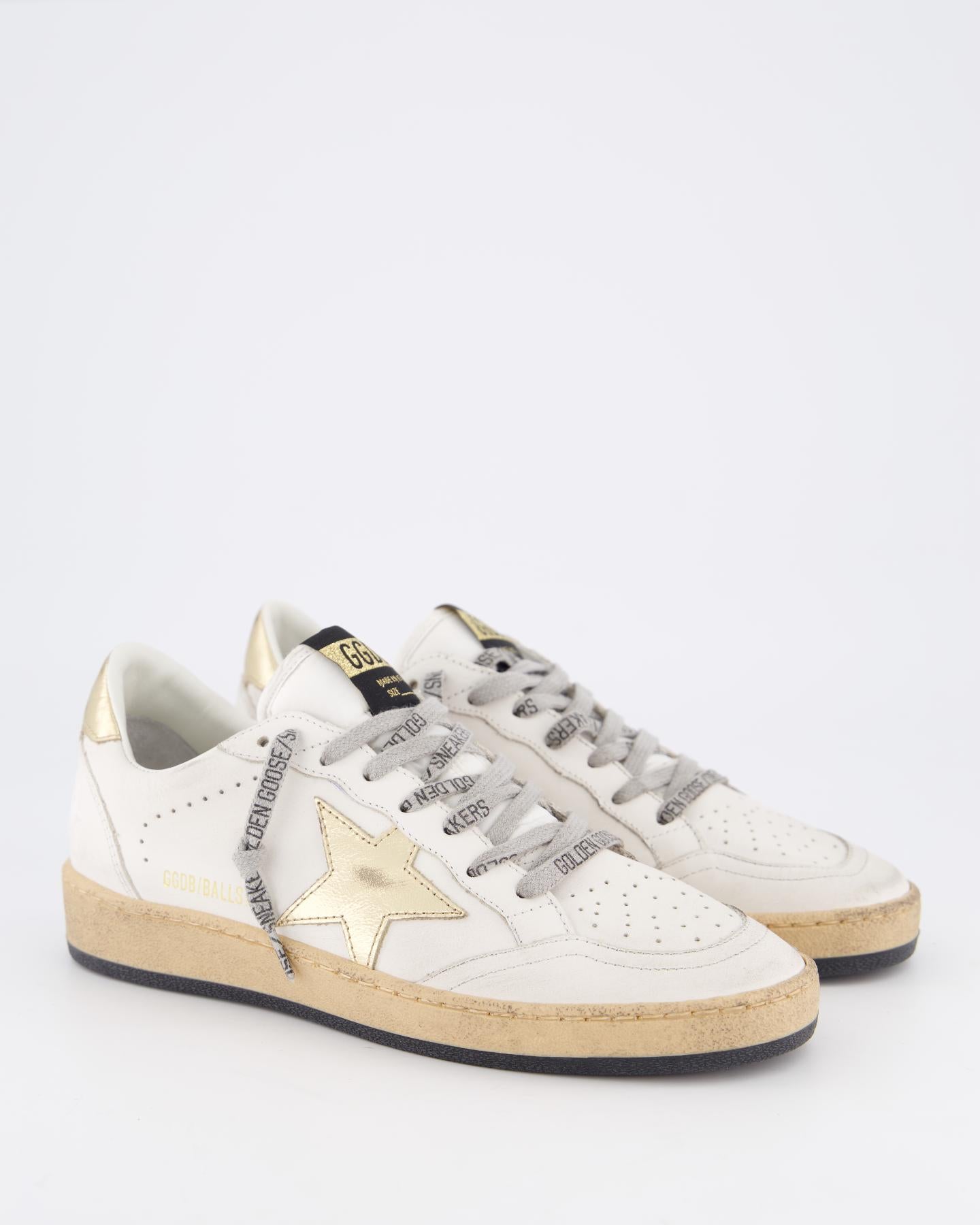 Dames Ball Star Sneaker Wit/Goud