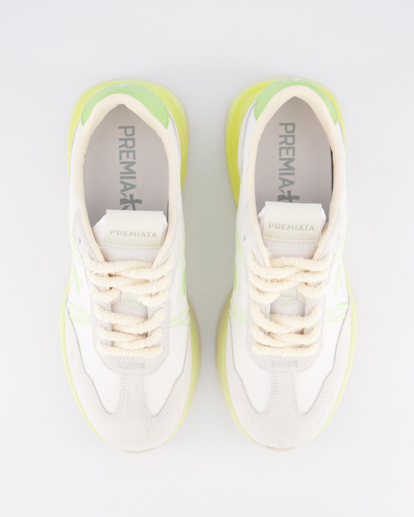 Dames Cassie Sneaker Wit/Lime