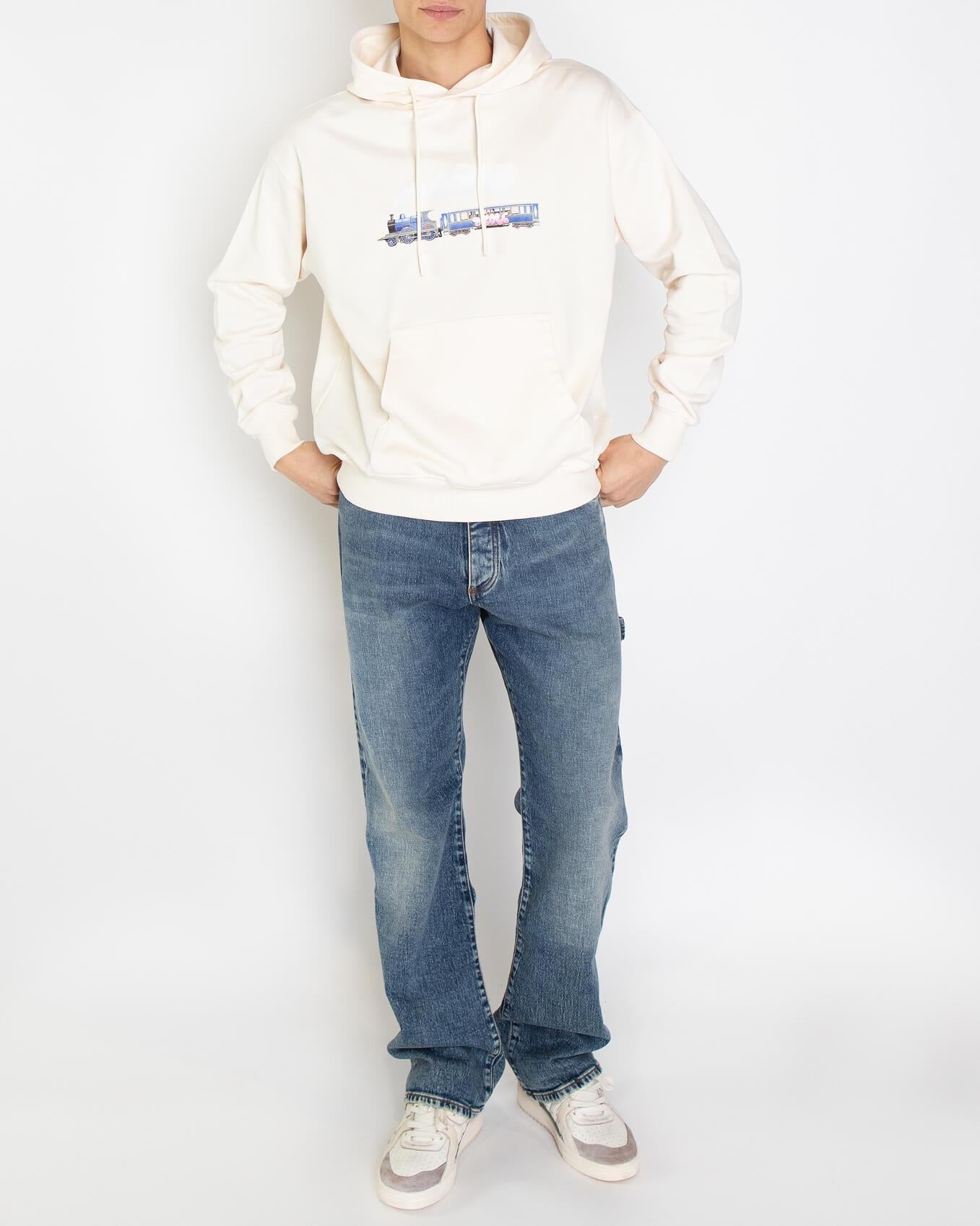 Men Le Hoodie Locomotive White
