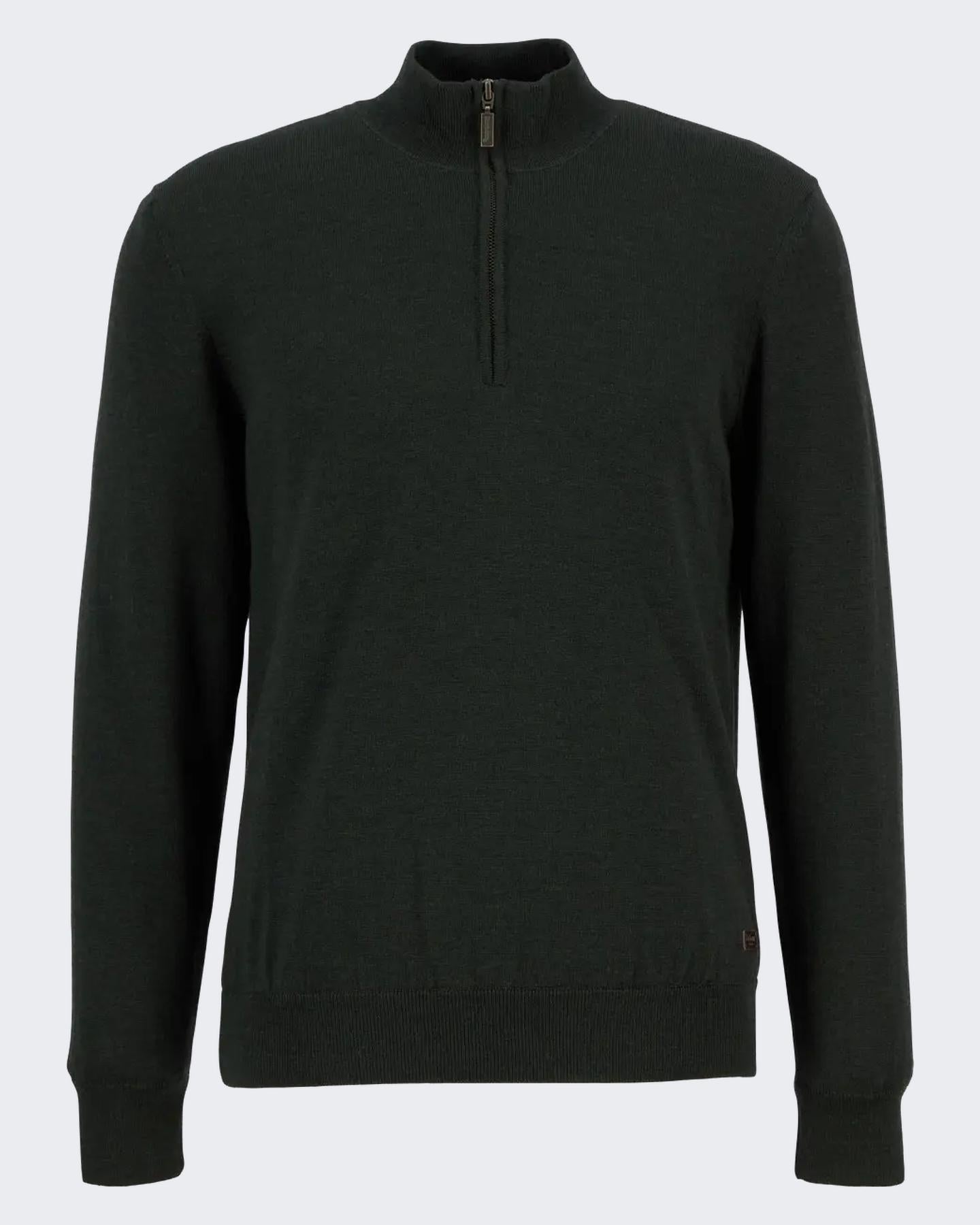 Heren Gamlin Half Zip Olive Groen