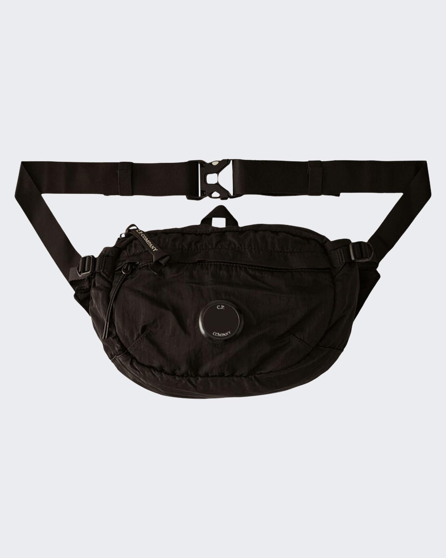 Heren Waist Lens Bag Zwart