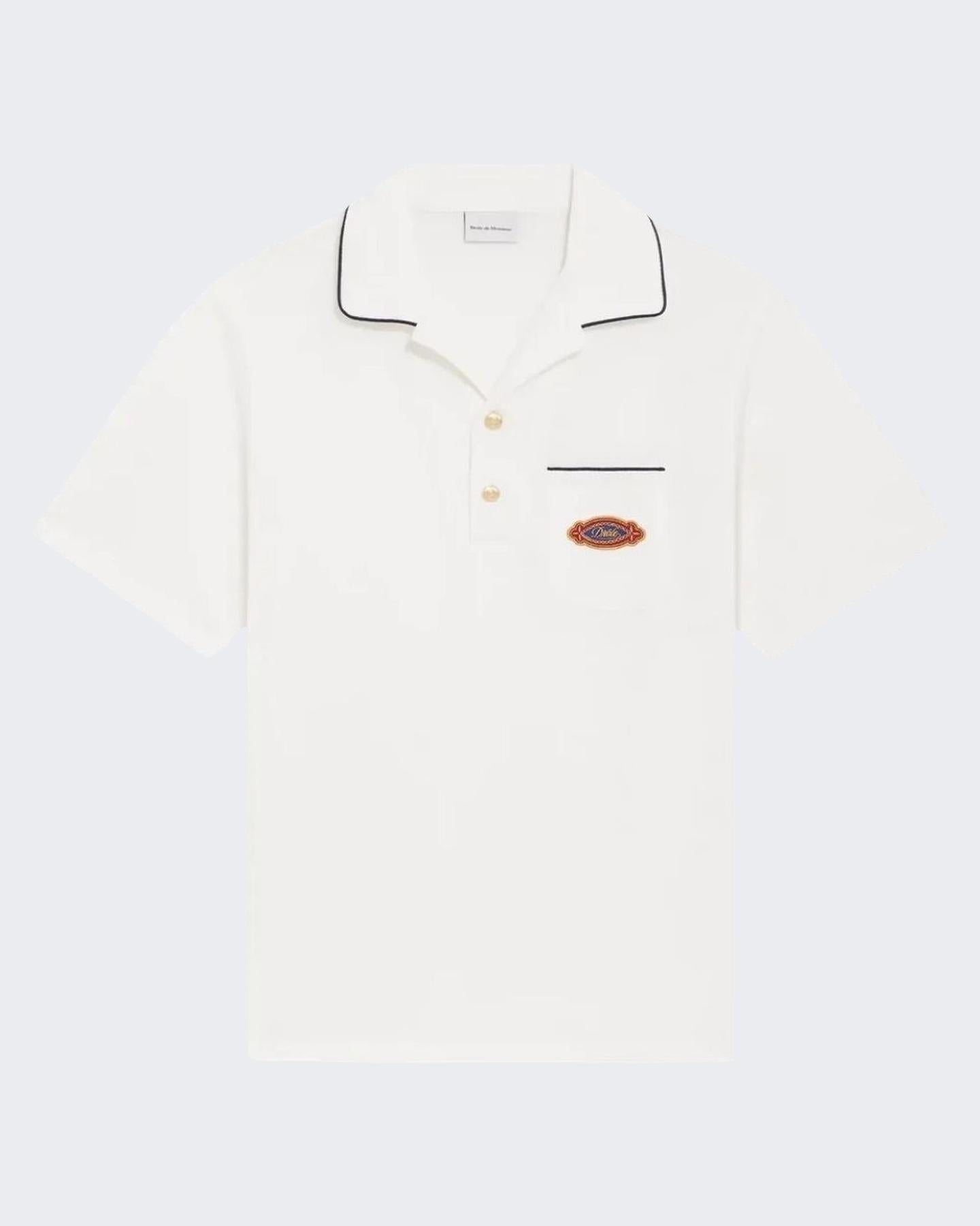 Drole De Monsieur Heren Polo Drôle Patch
